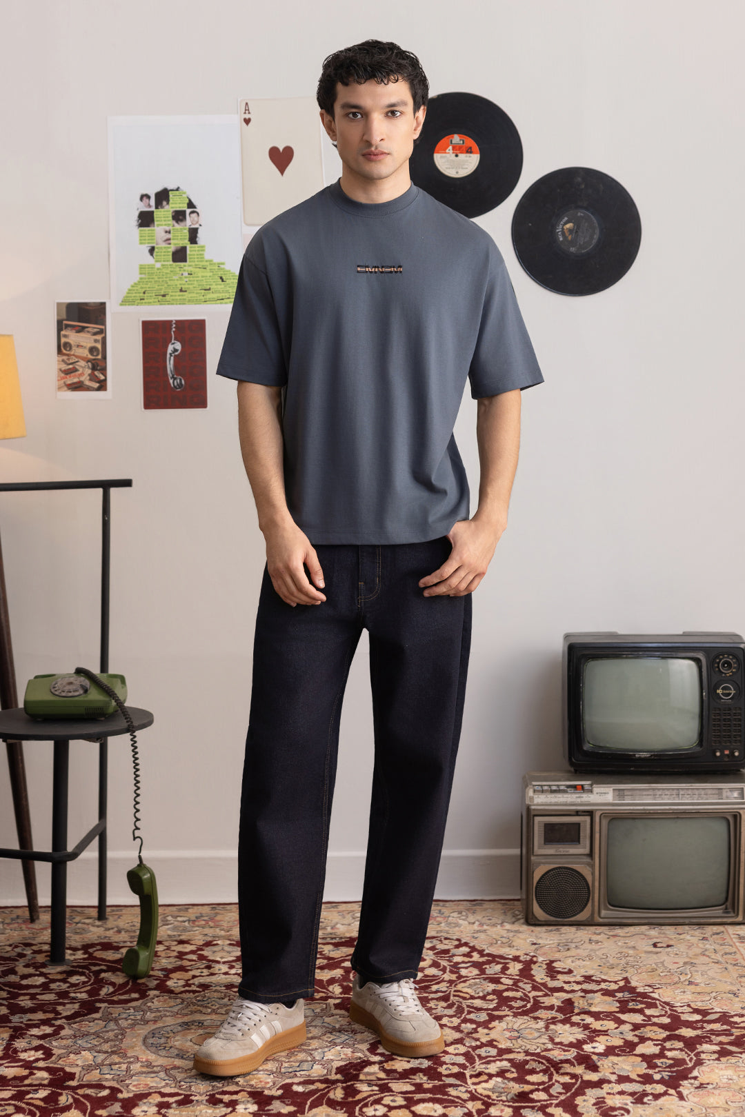 Oversized Graphic T-Shirt - D099