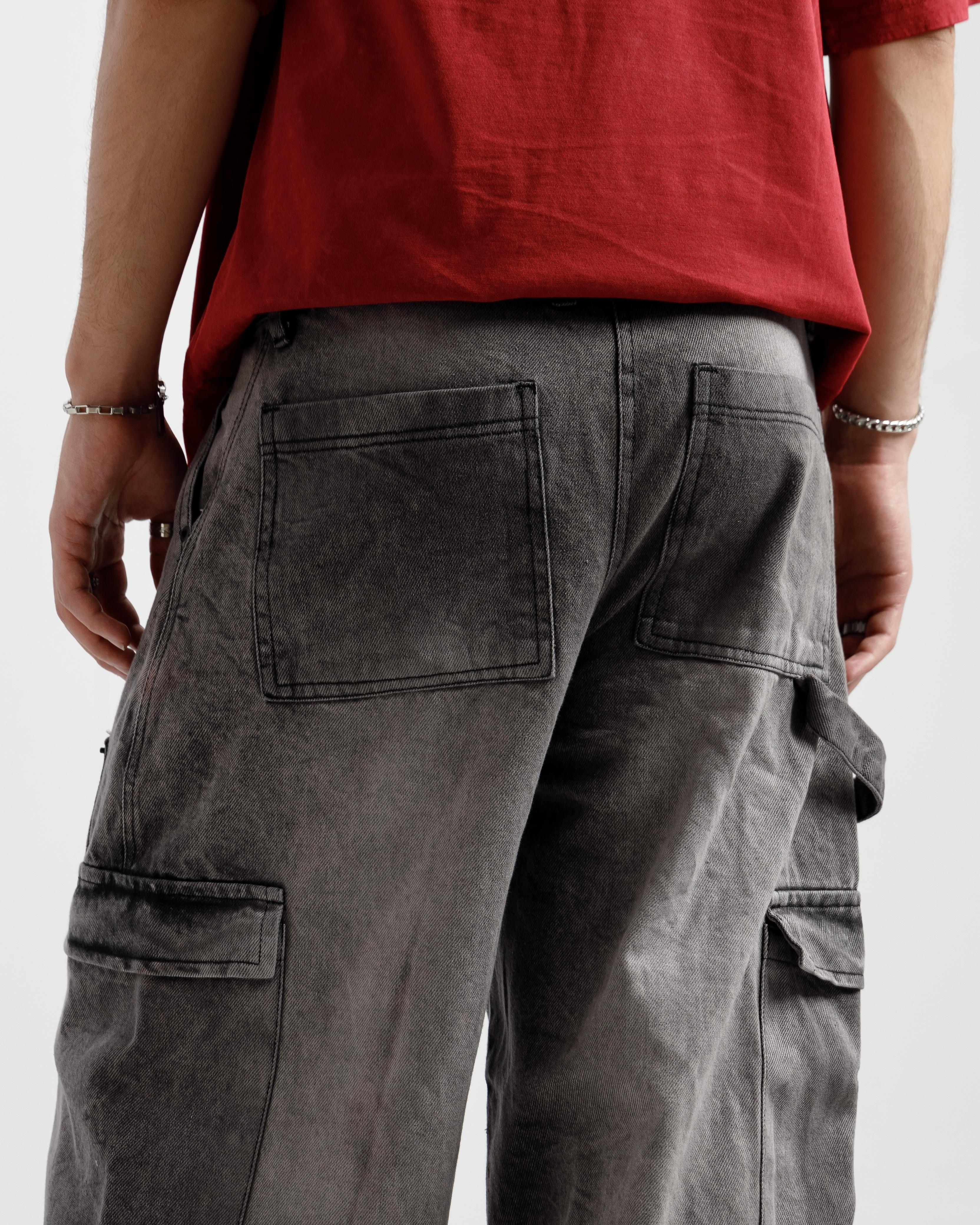 Loose Relaxed Carpenter Cargo Jeans
