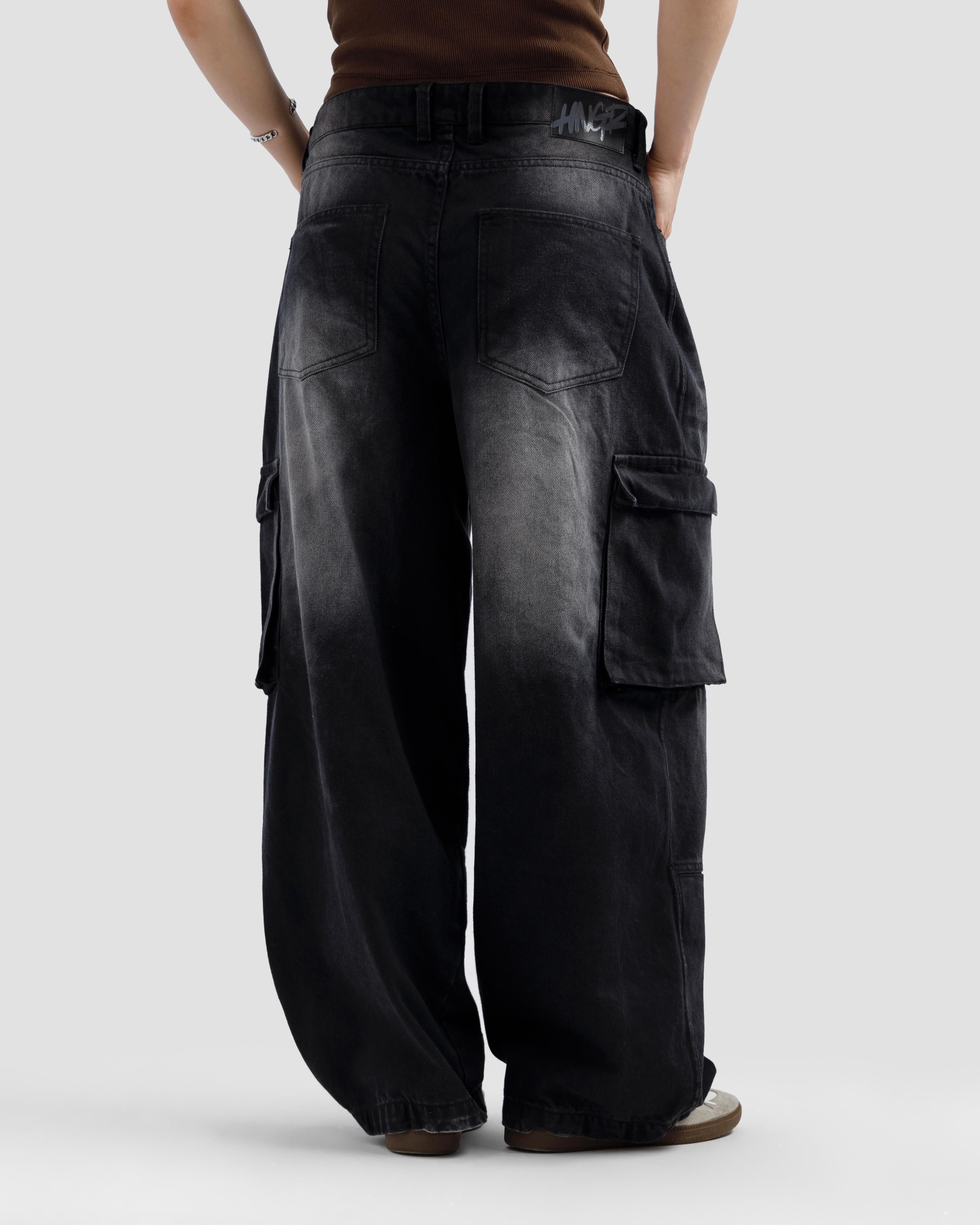 Detailed Cargo Jeans