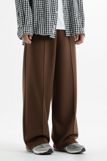 Men’s Relaxed Fit Trouser – Chocolate Brown D4