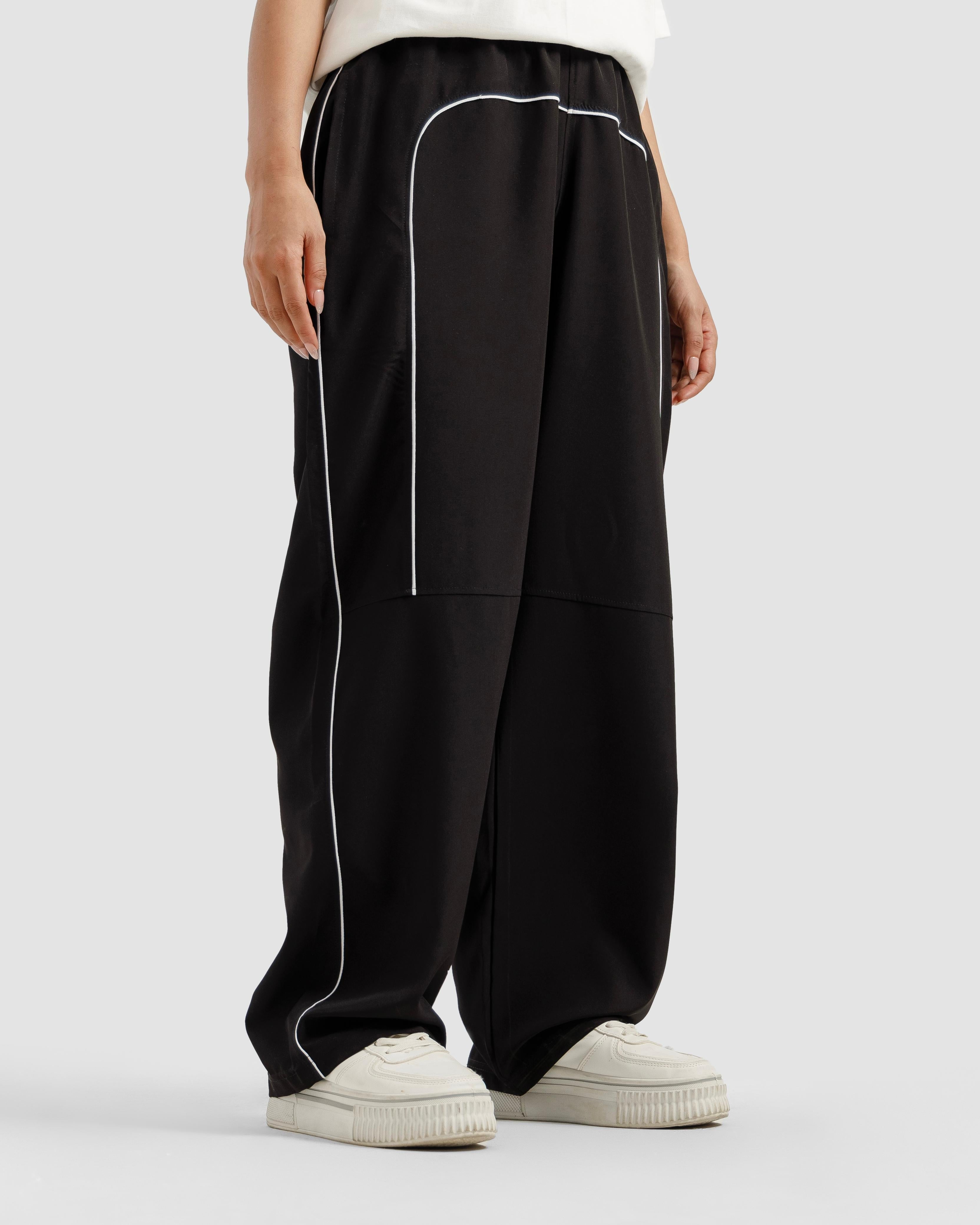 Tech Trousers With Piping Detail