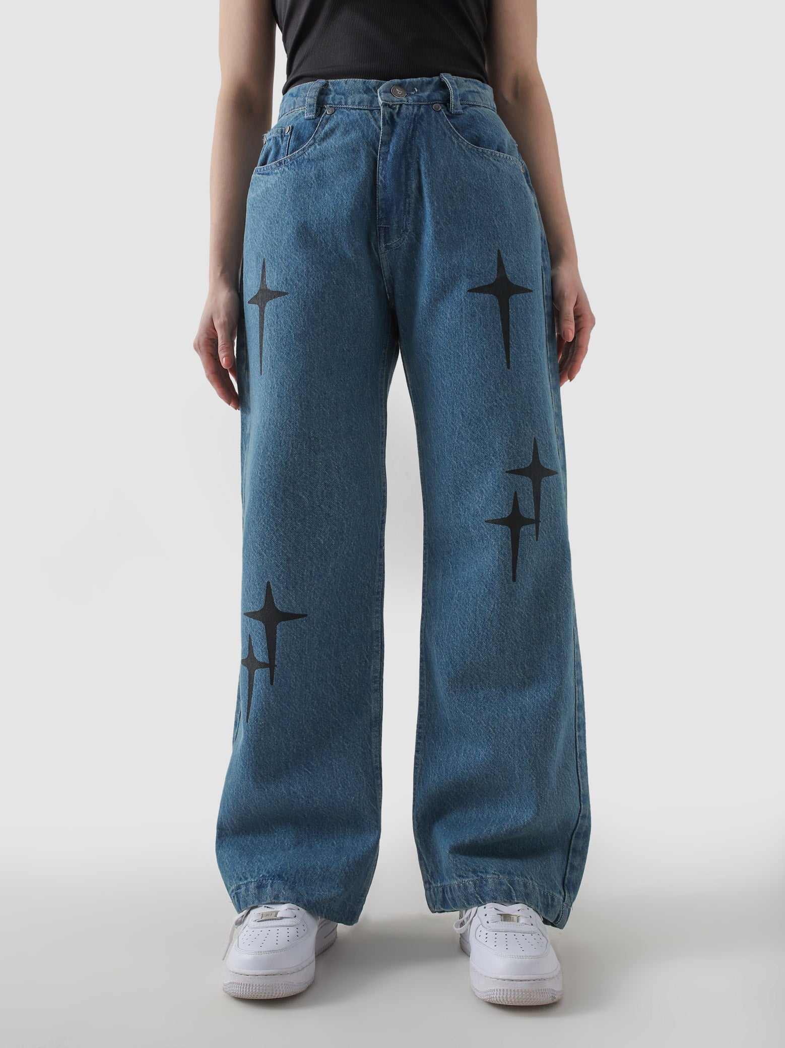 cross star denim blue - GROOVY