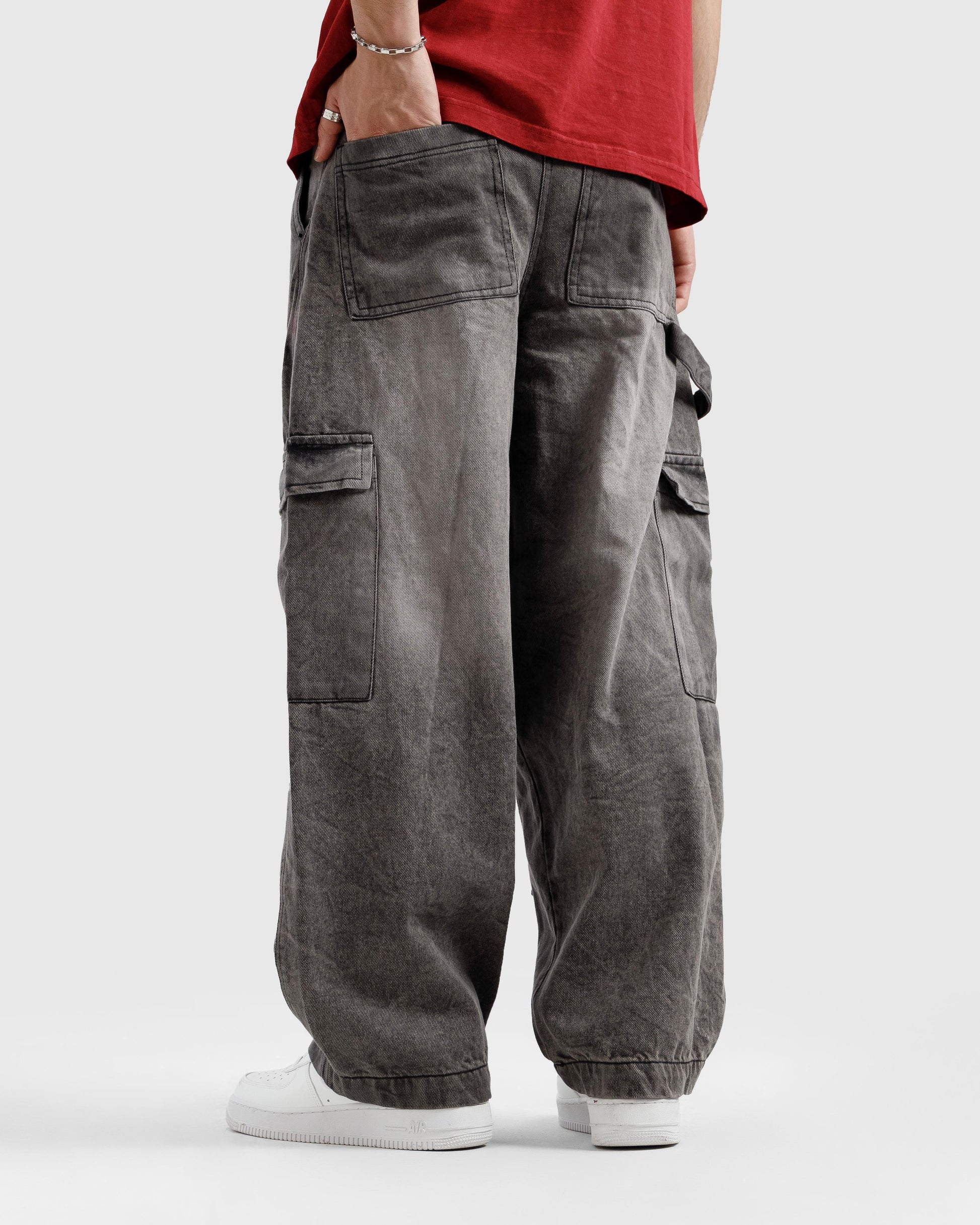 Loose Relaxed Carpenter Cargo Jeans