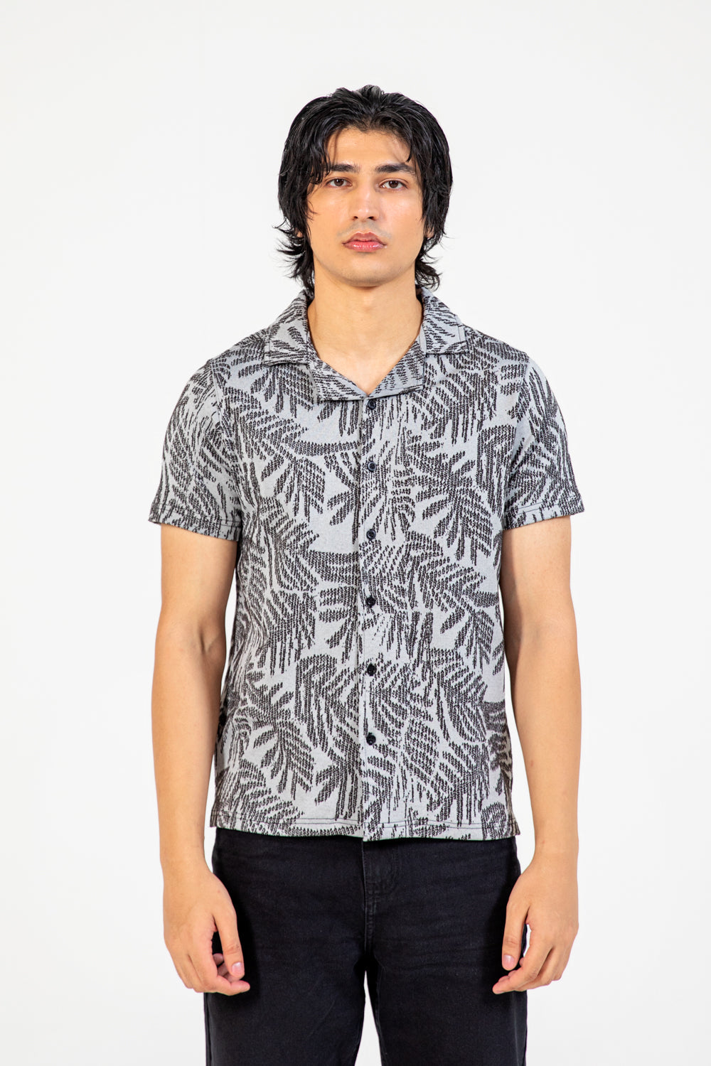 RESORT COLLAR JACQUARD POLO