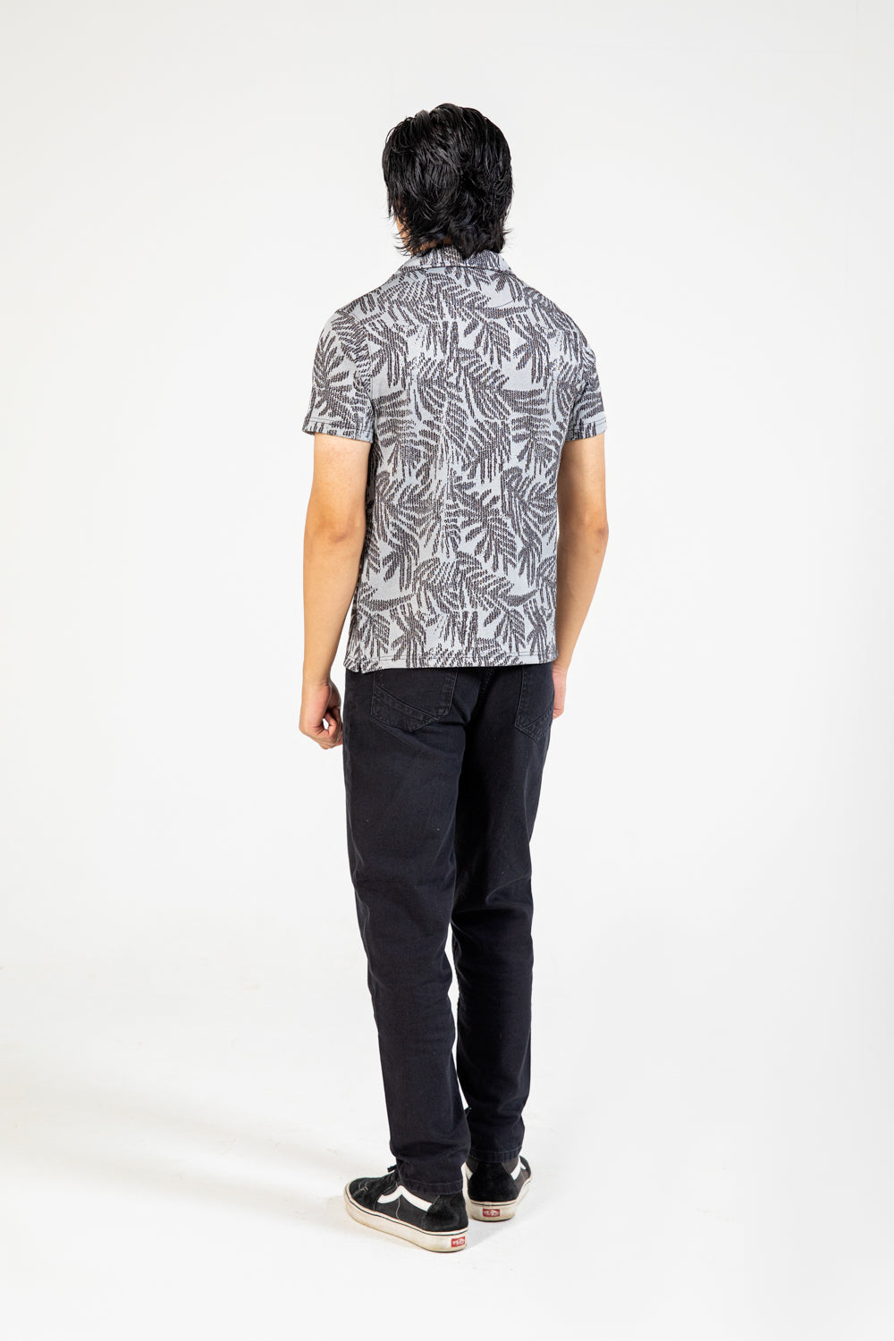 RESORT COLLAR JACQUARD POLO