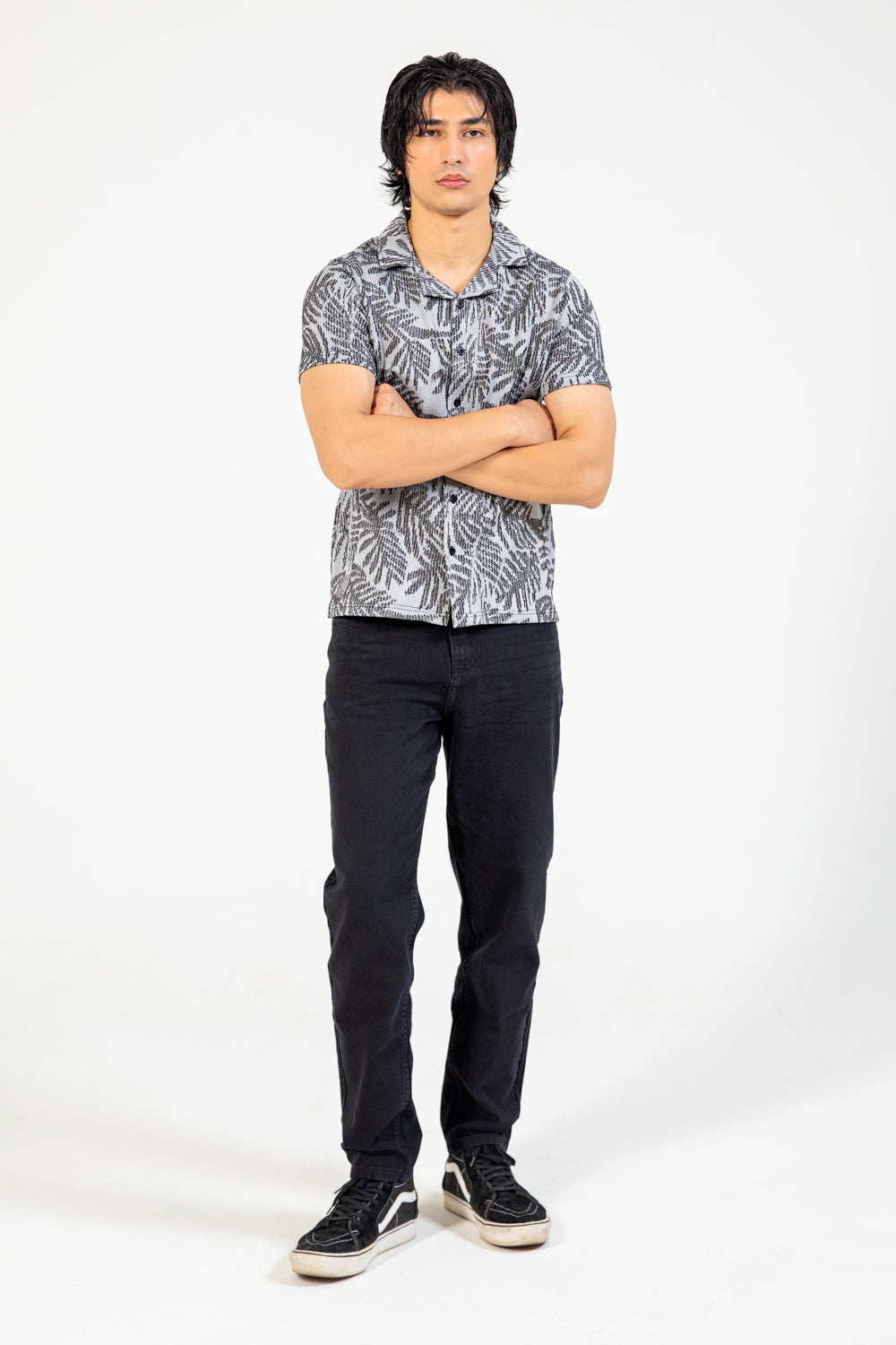 RESORT COLLAR JACQUARD POLO