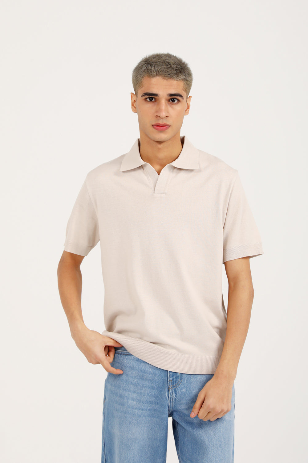 JOHNNY COLLAR KNITTED POLO