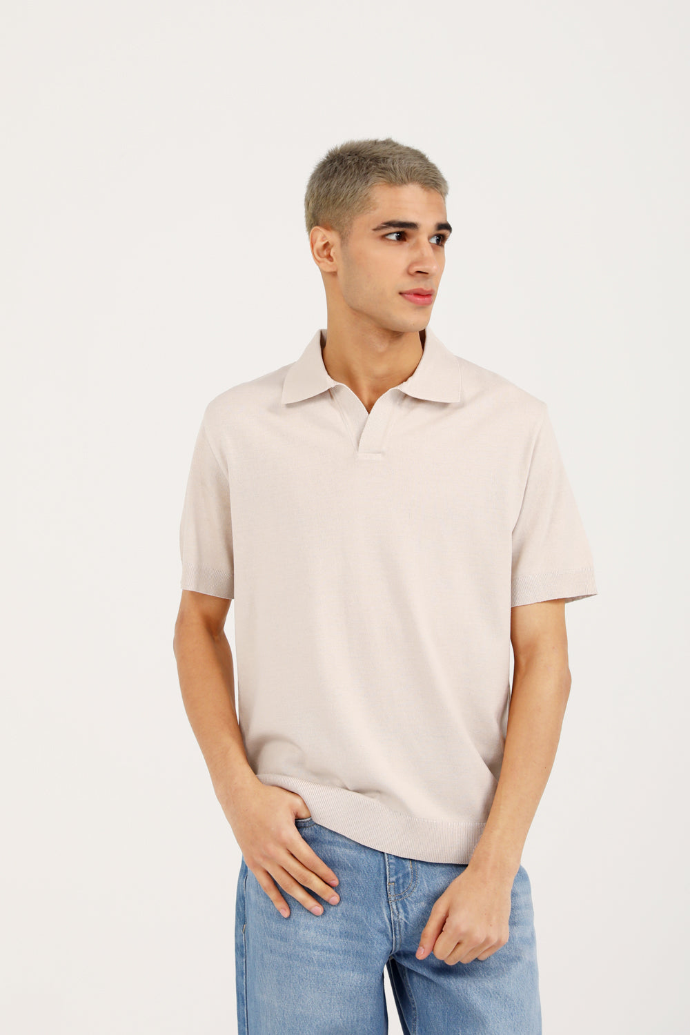 JOHNNY COLLAR KNITTED POLO