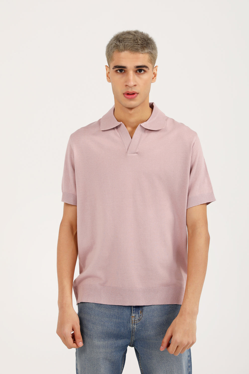 JOHNNY COLLAR KNITTED POLO