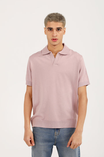 JOHNNY COLLAR KNITTED POLO