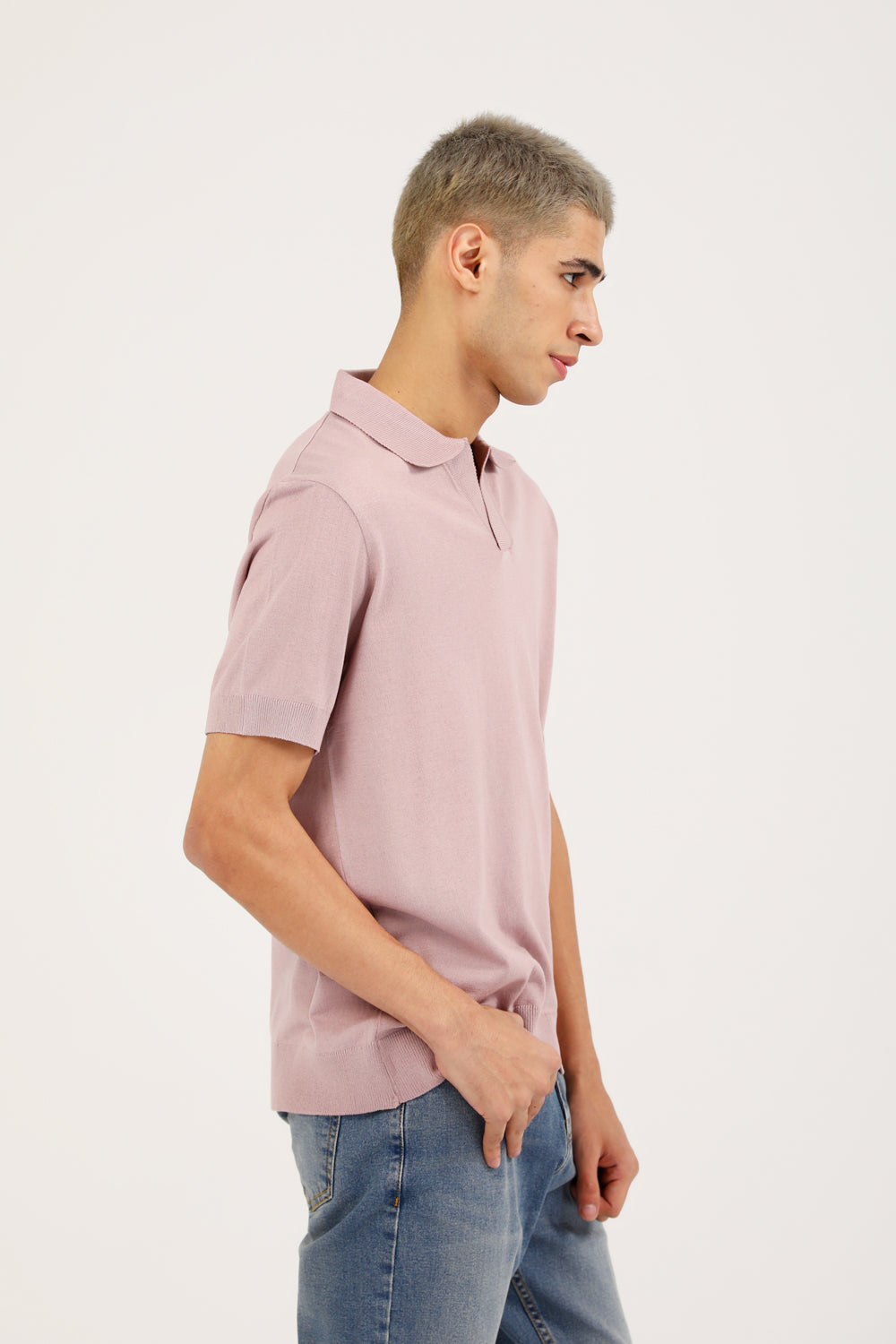 JOHNNY COLLAR KNITTED POLO