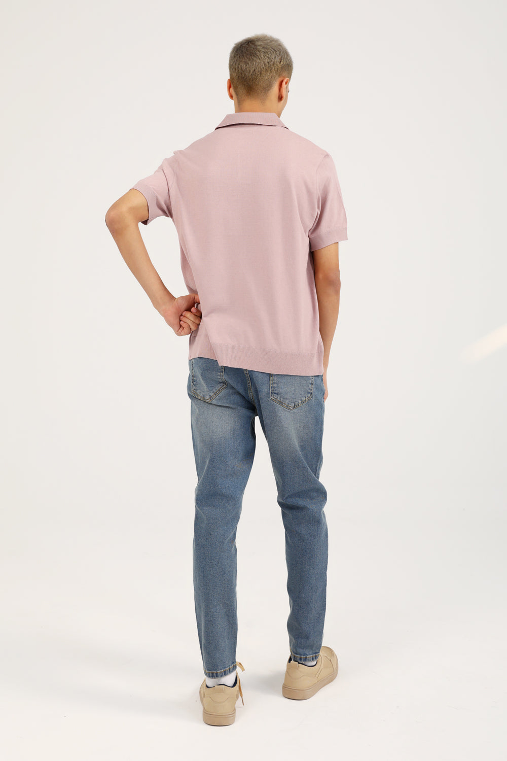 JOHNNY COLLAR KNITTED POLO