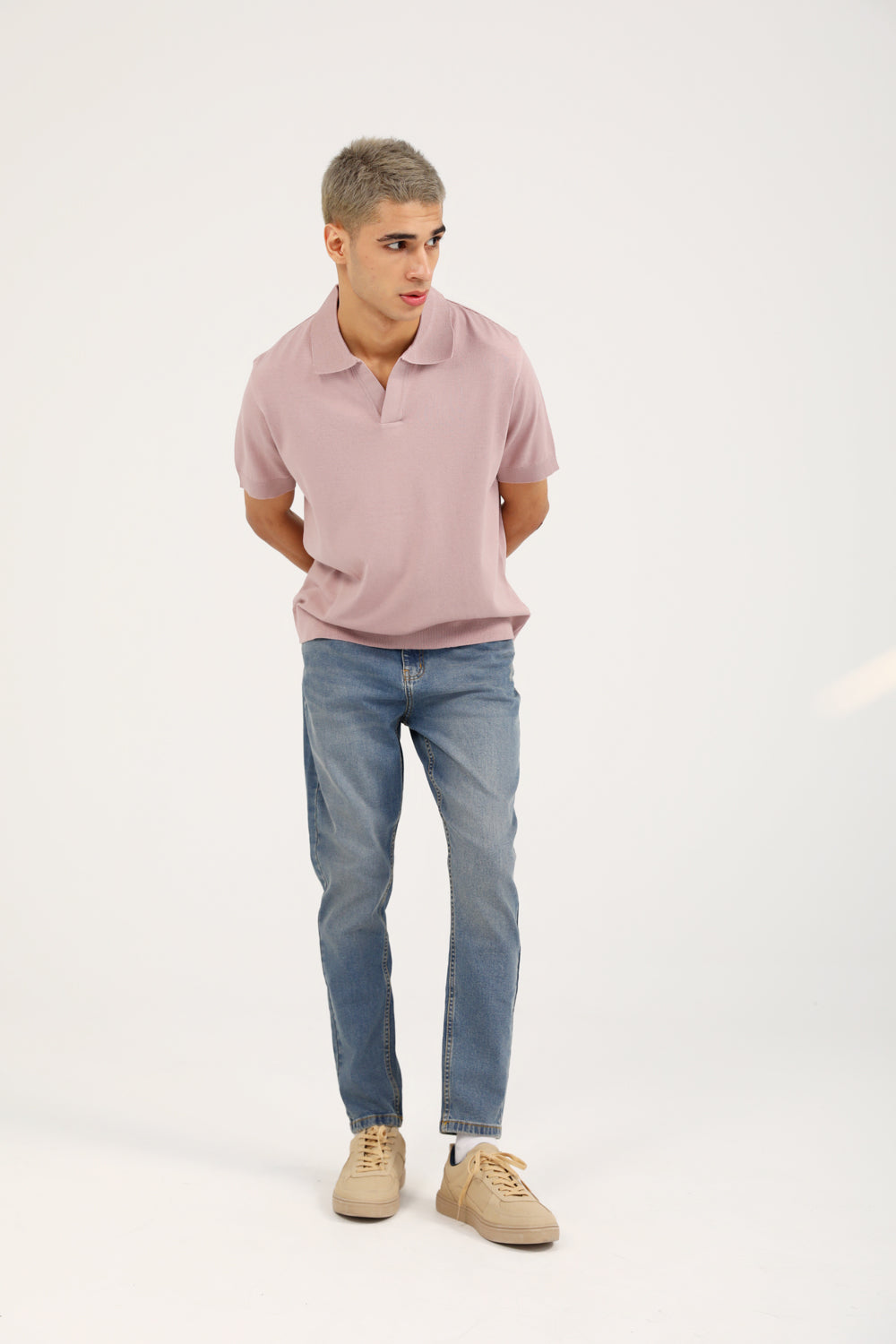 JOHNNY COLLAR KNITTED POLO