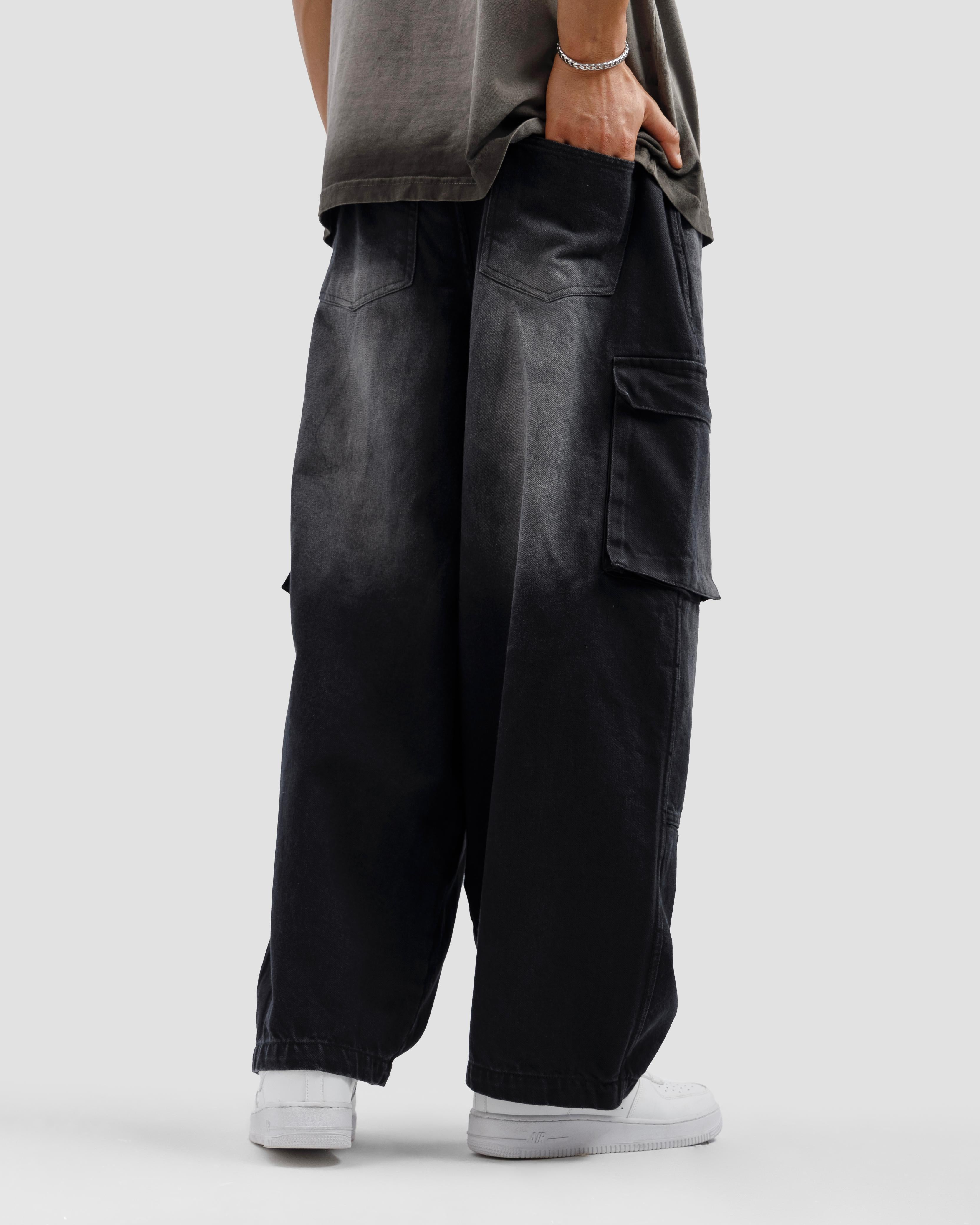 Detailed Cargo Jeans