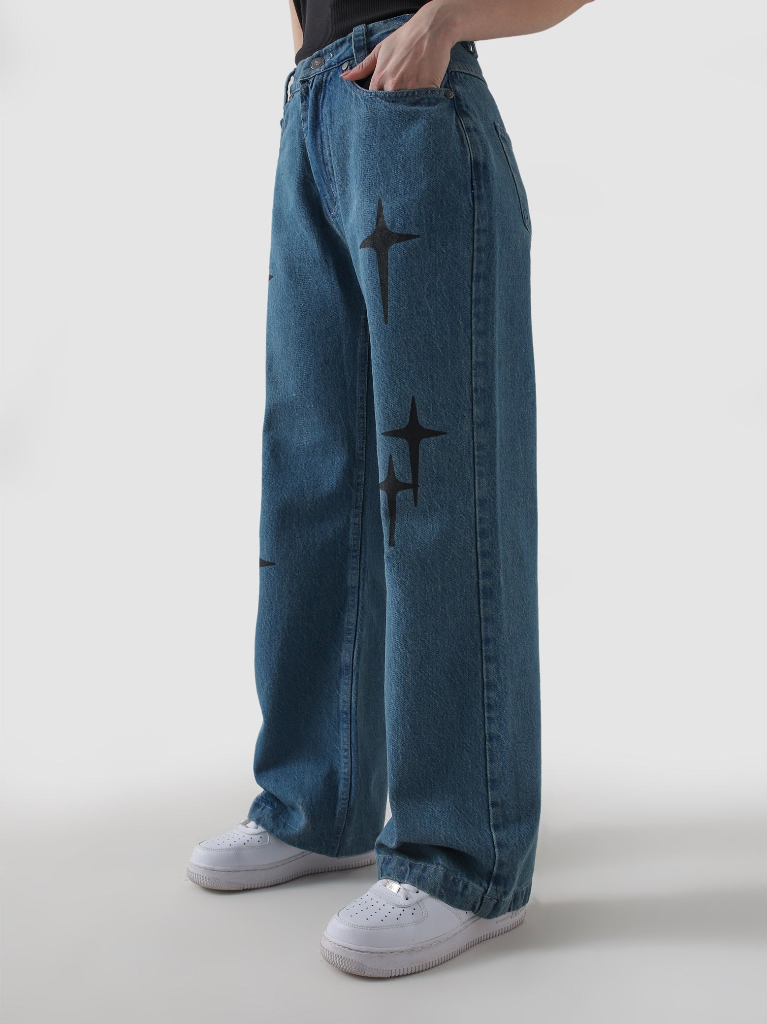 cross star denim blue - GROOVY