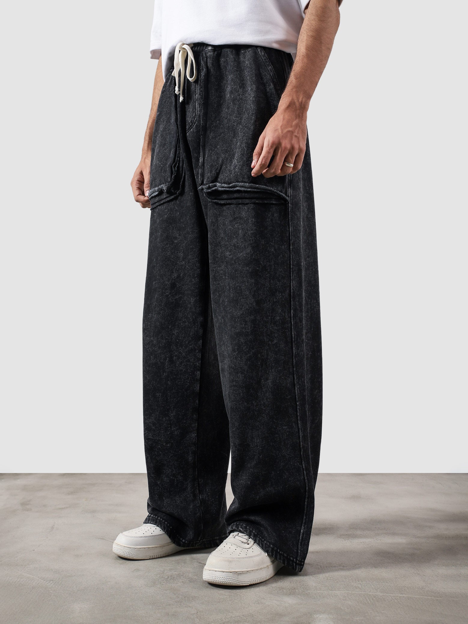 Reverse Washed Cargo Pants