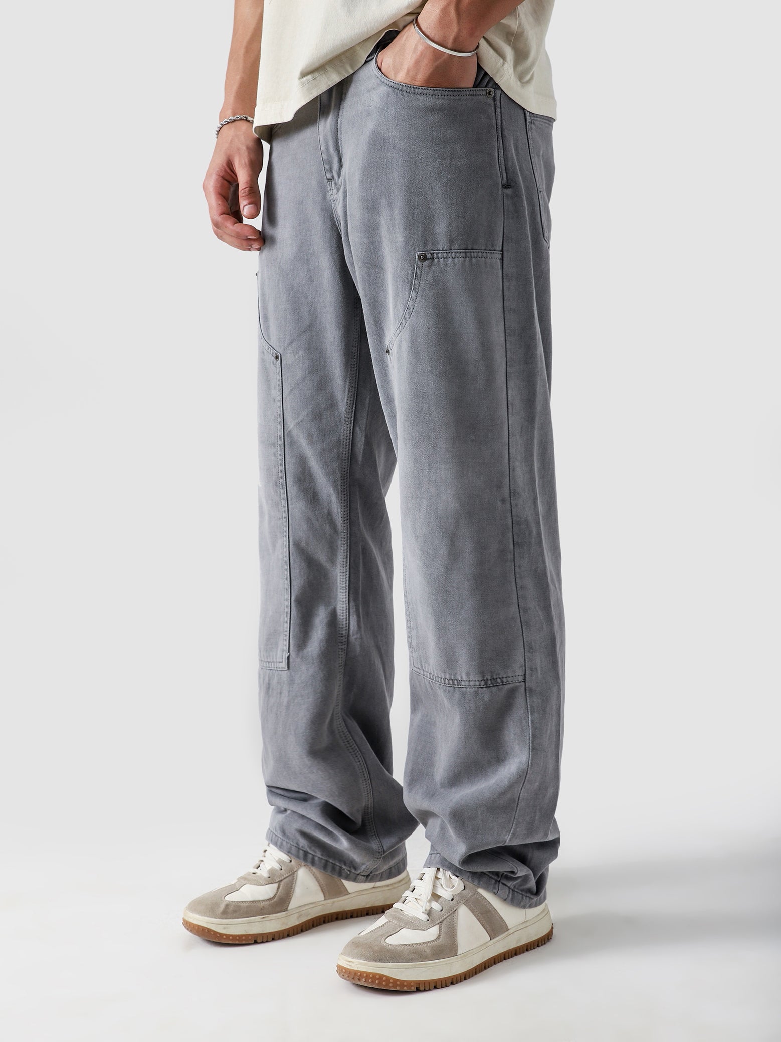 Carpenter Light Grey Denim - GROOVY