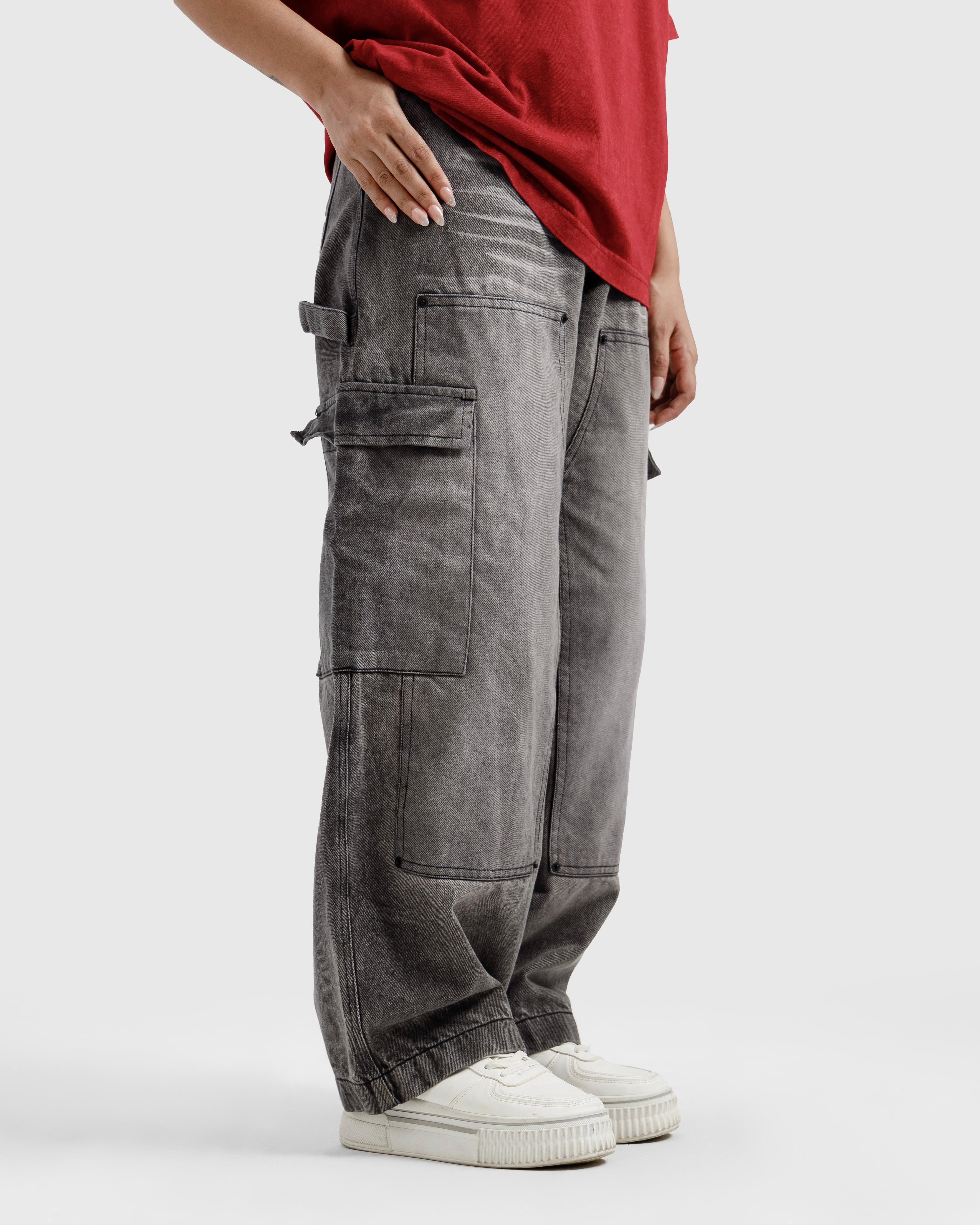 Loose Relaxed Carpenter Cargo Jeans