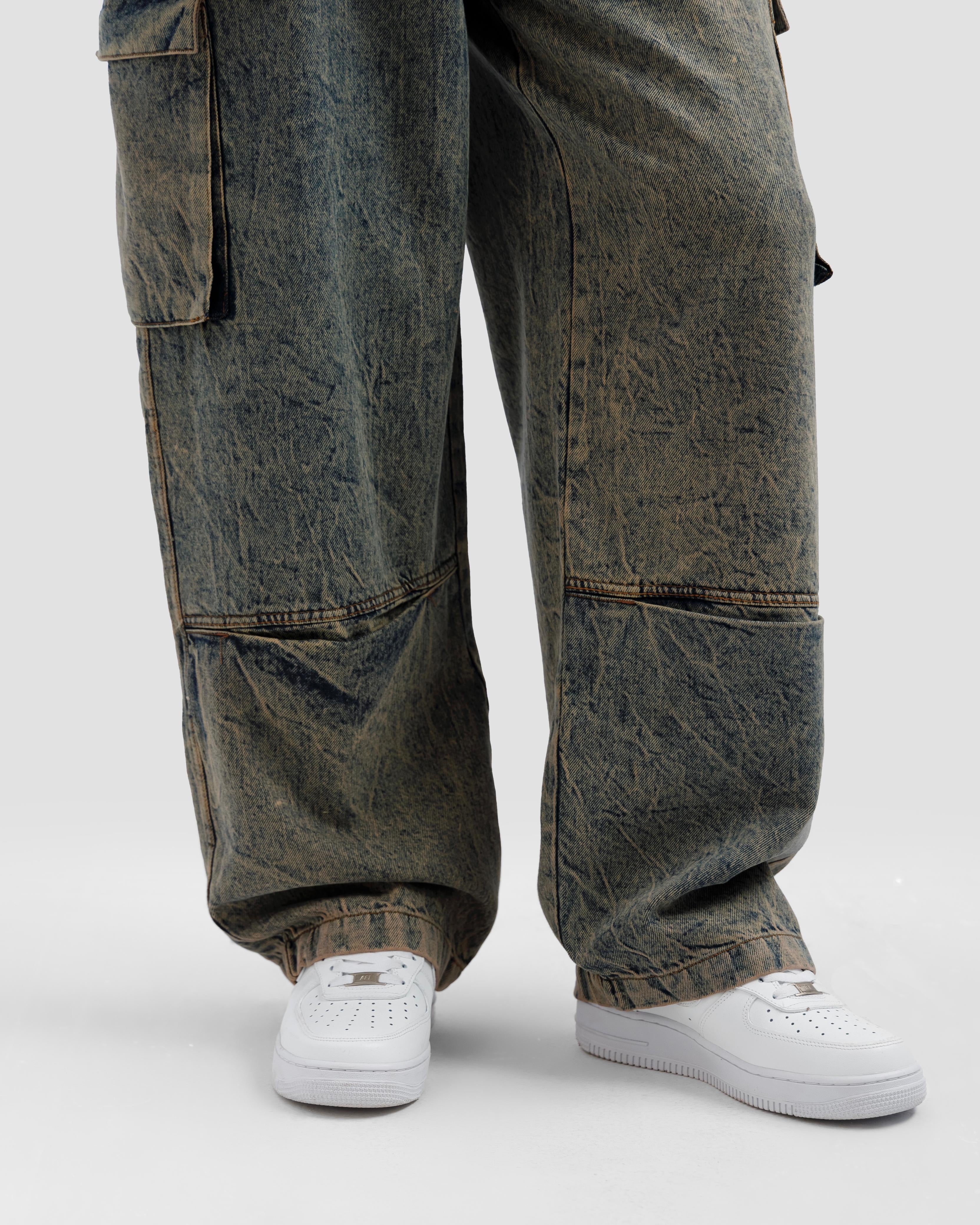 Detailed Cargo Jeans