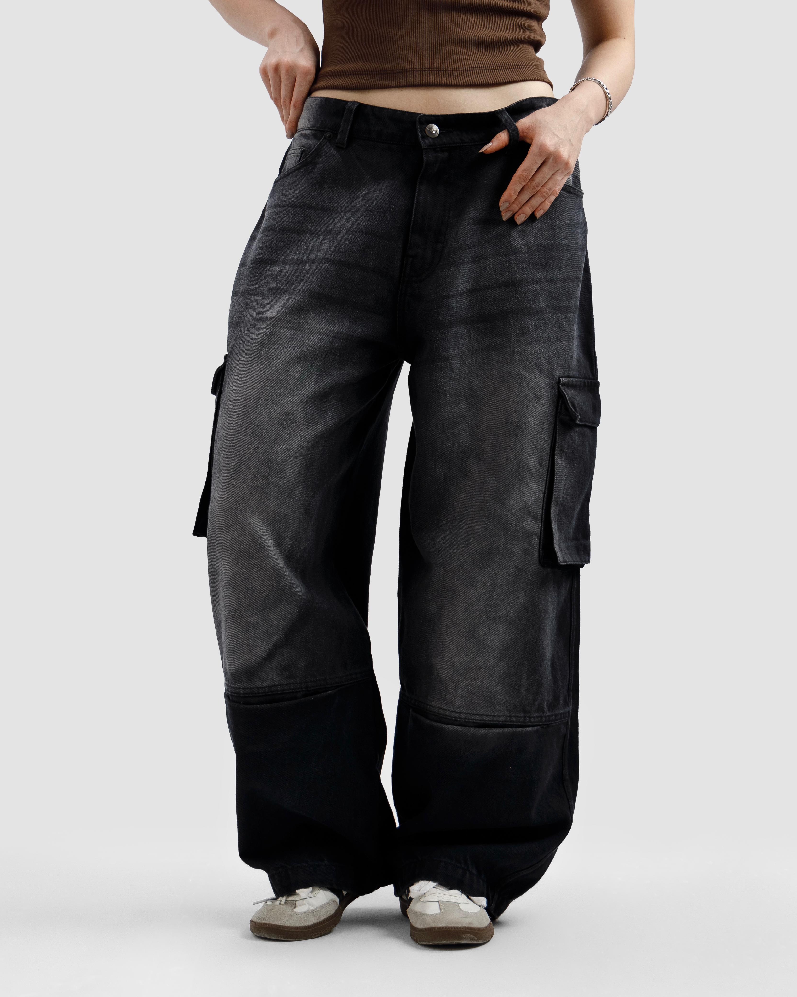 Detailed Cargo Jeans