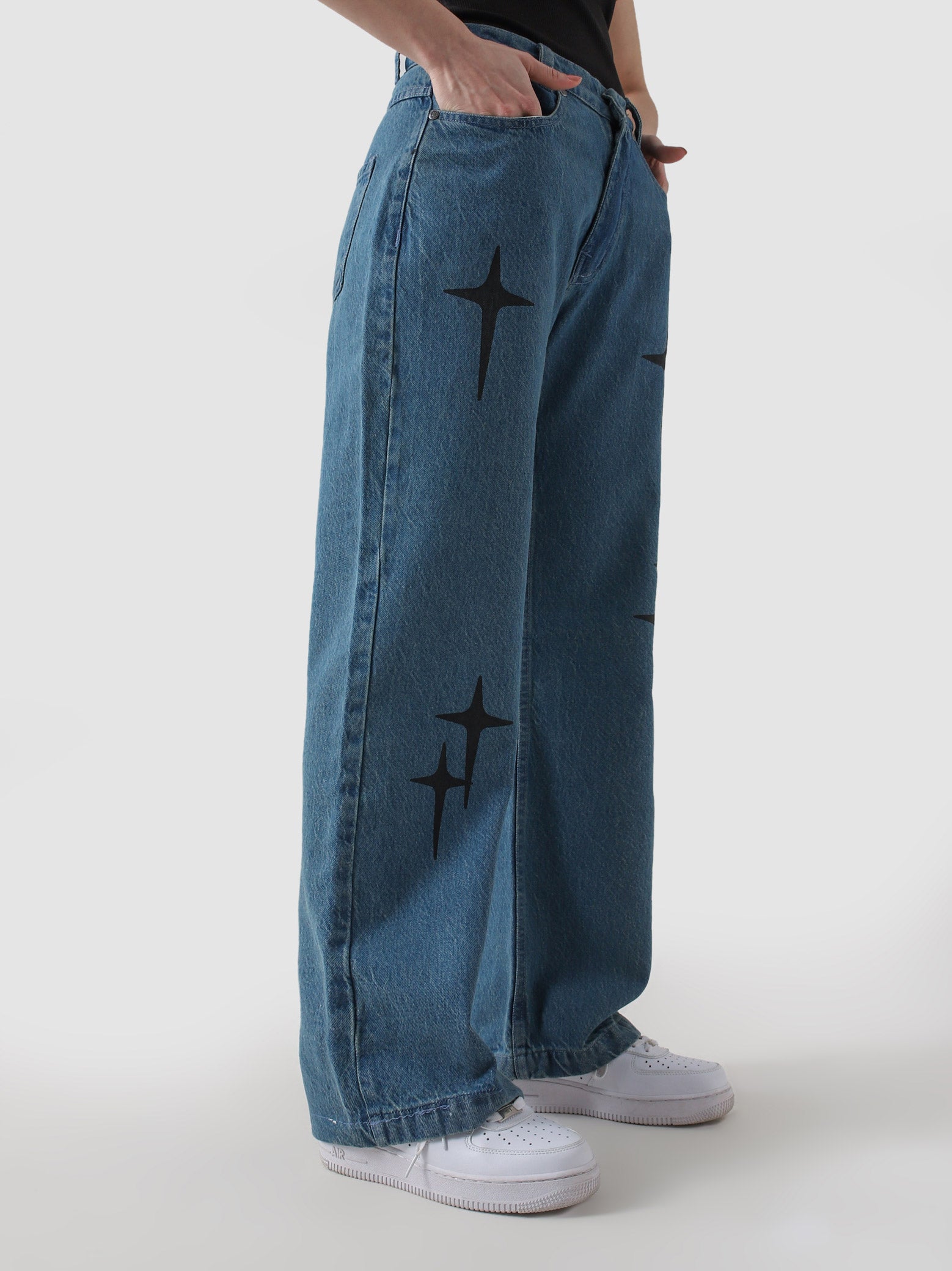 cross star denim blue - GROOVY