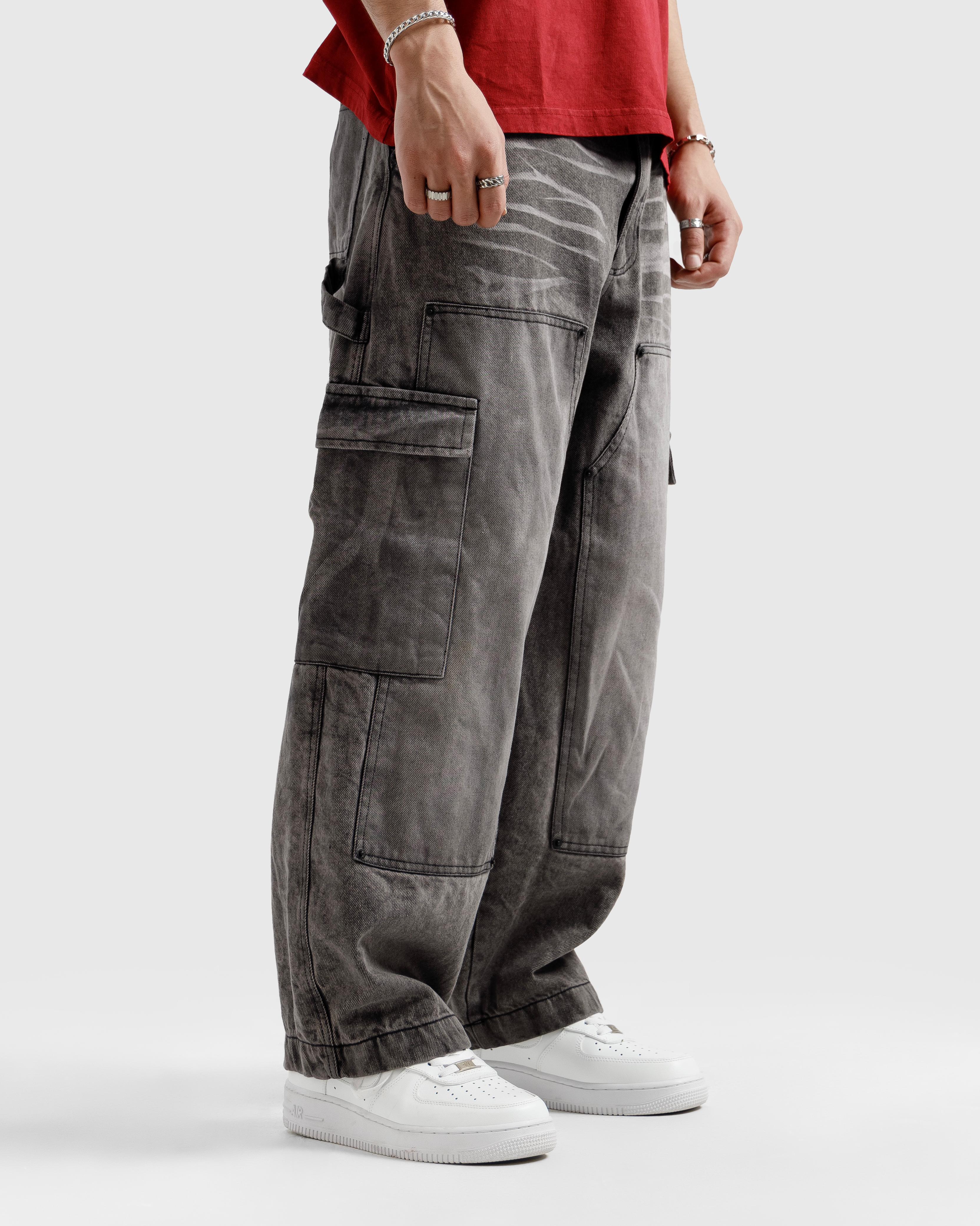 Loose Relaxed Carpenter Cargo Jeans