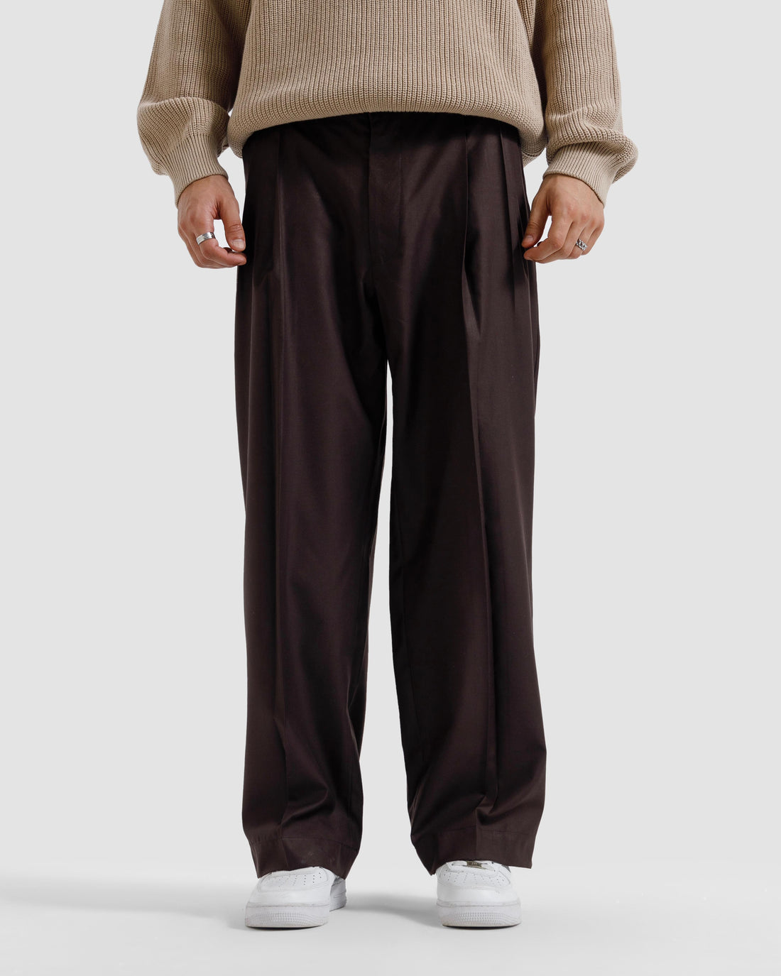 Tailored Pleated Pants