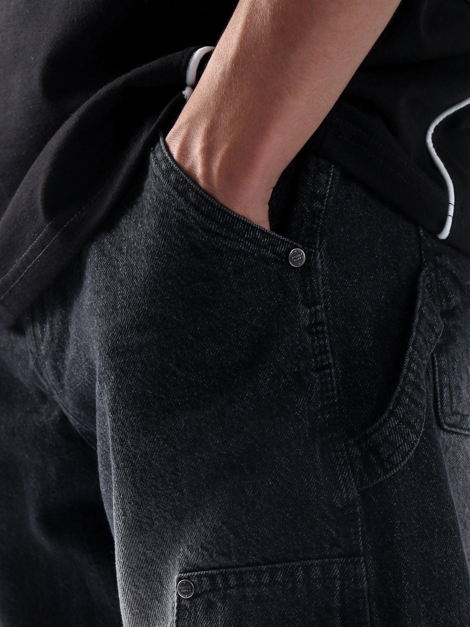 Carpenter Washed Black Denim