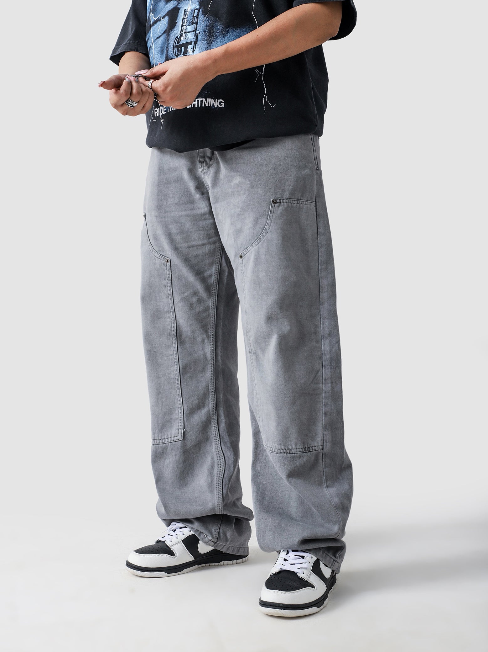 Carpenter Light Grey Denim - GROOVY