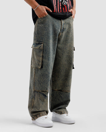 Detailed Cargo Jeans