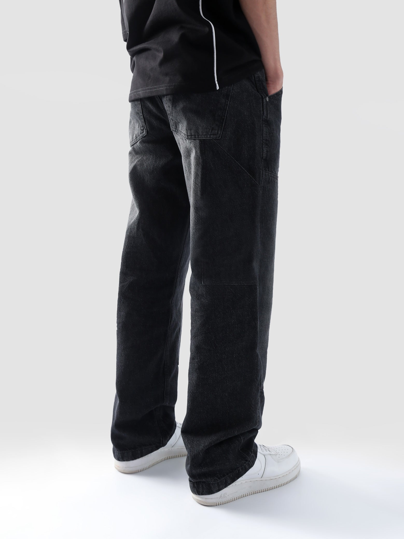 Carpenter Washed Black Denim