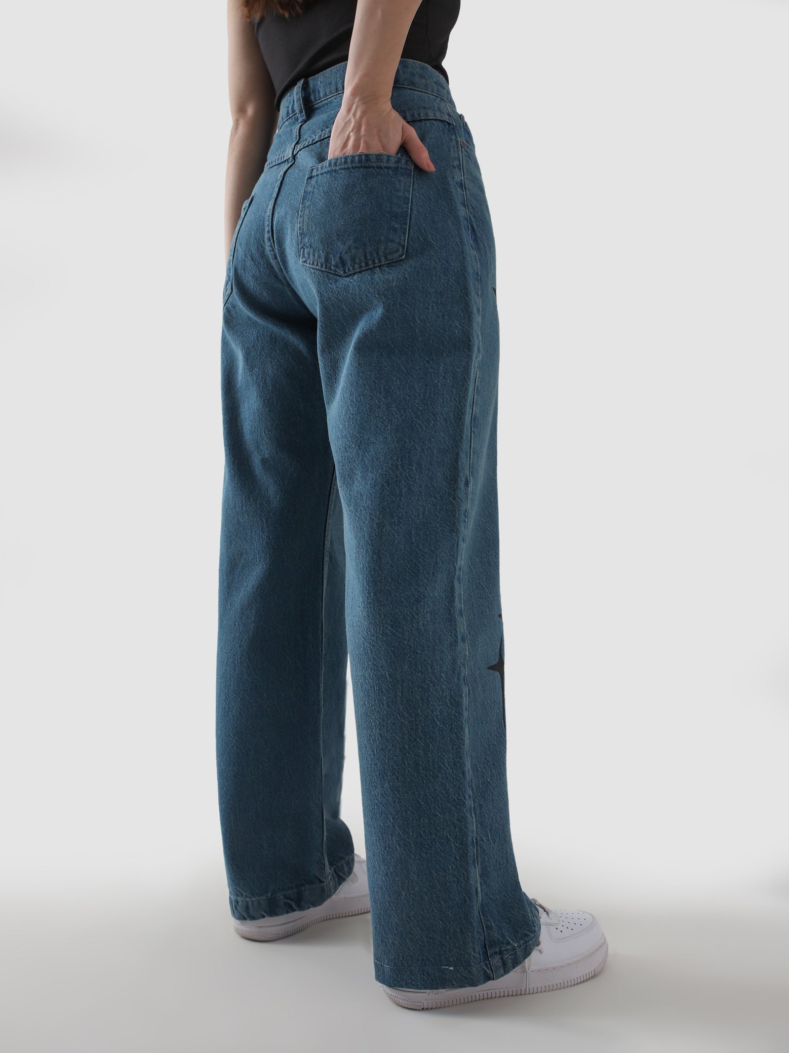 cross star denim blue - GROOVY