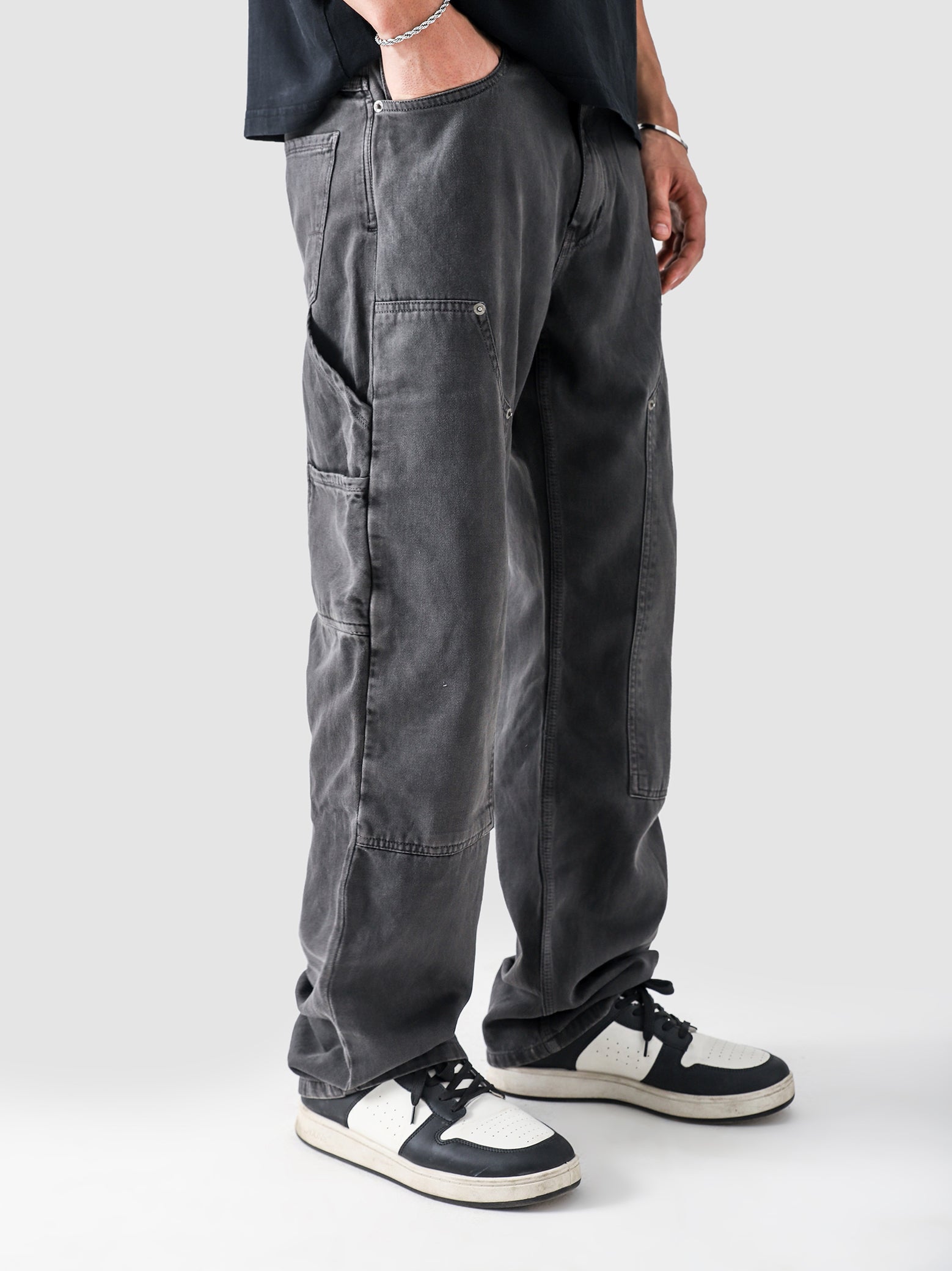 Carpenter Dark Grey Denim - GROOVY