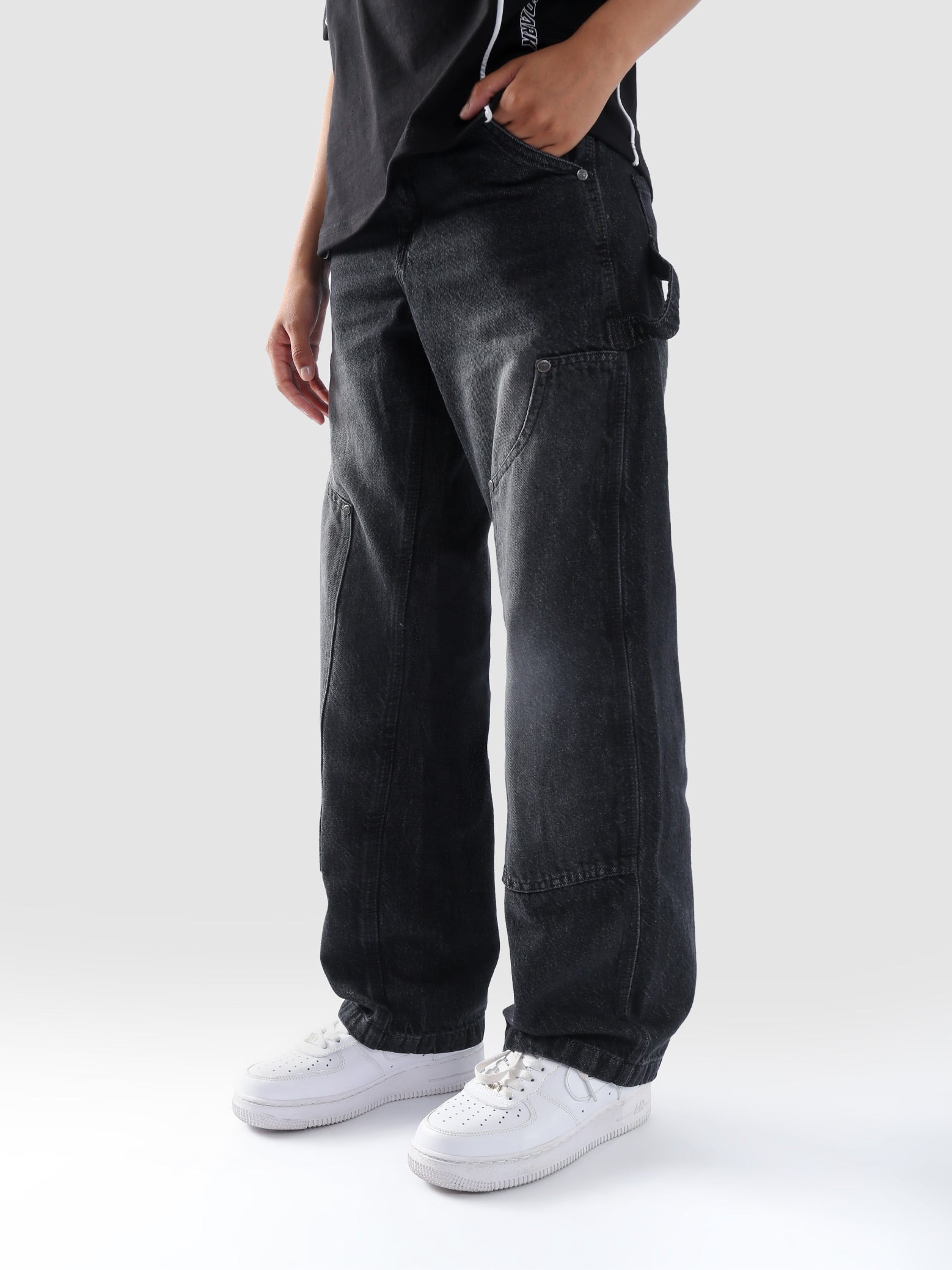 Carpenter Washed Black Denim