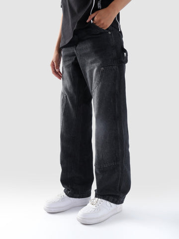 Carpenter Washed Black Denim