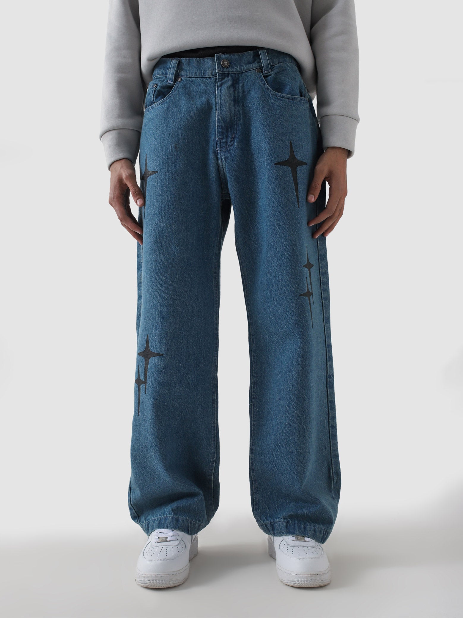 cross star denim blue - GROOVY