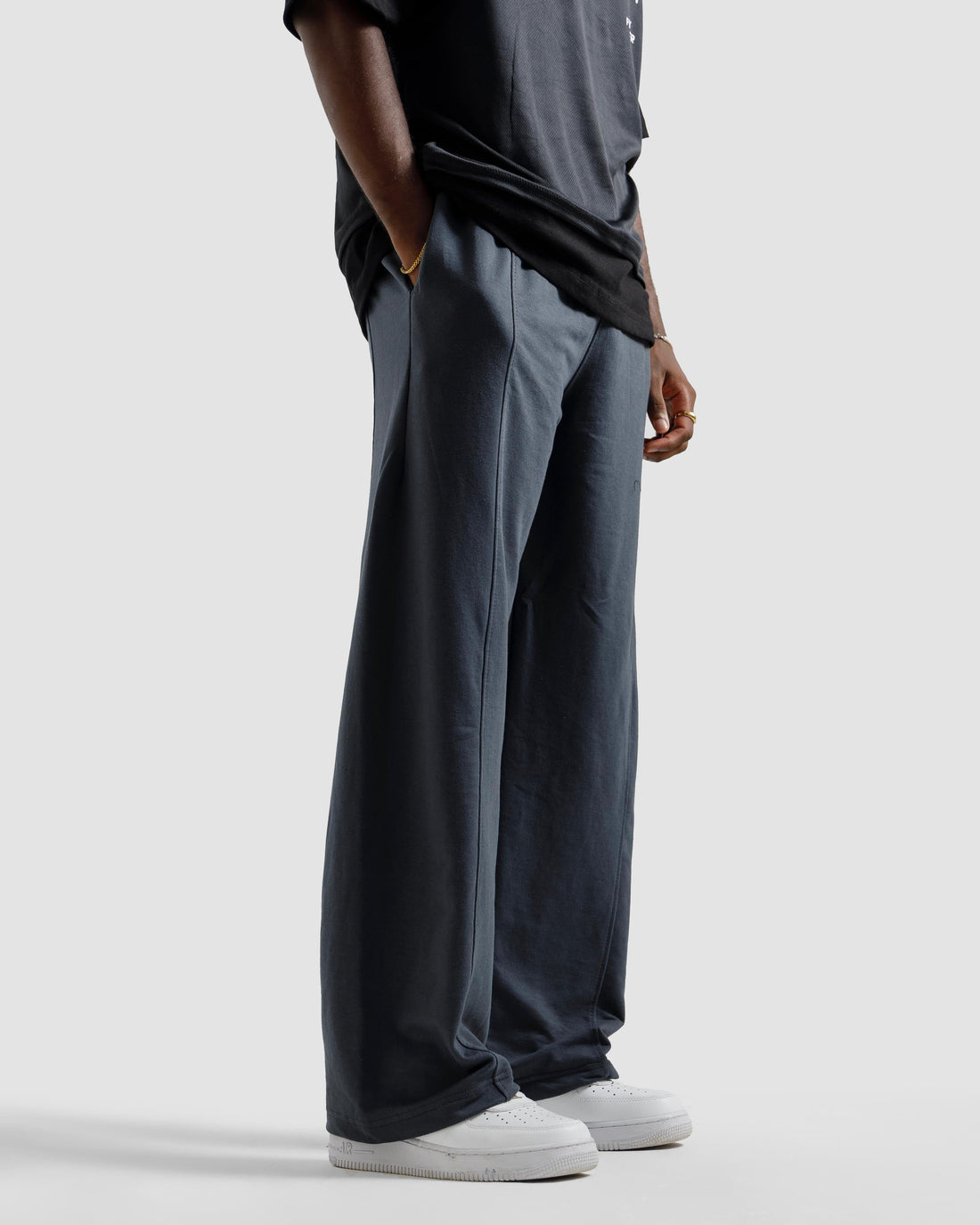 Straight-Leg Baggy Trousers