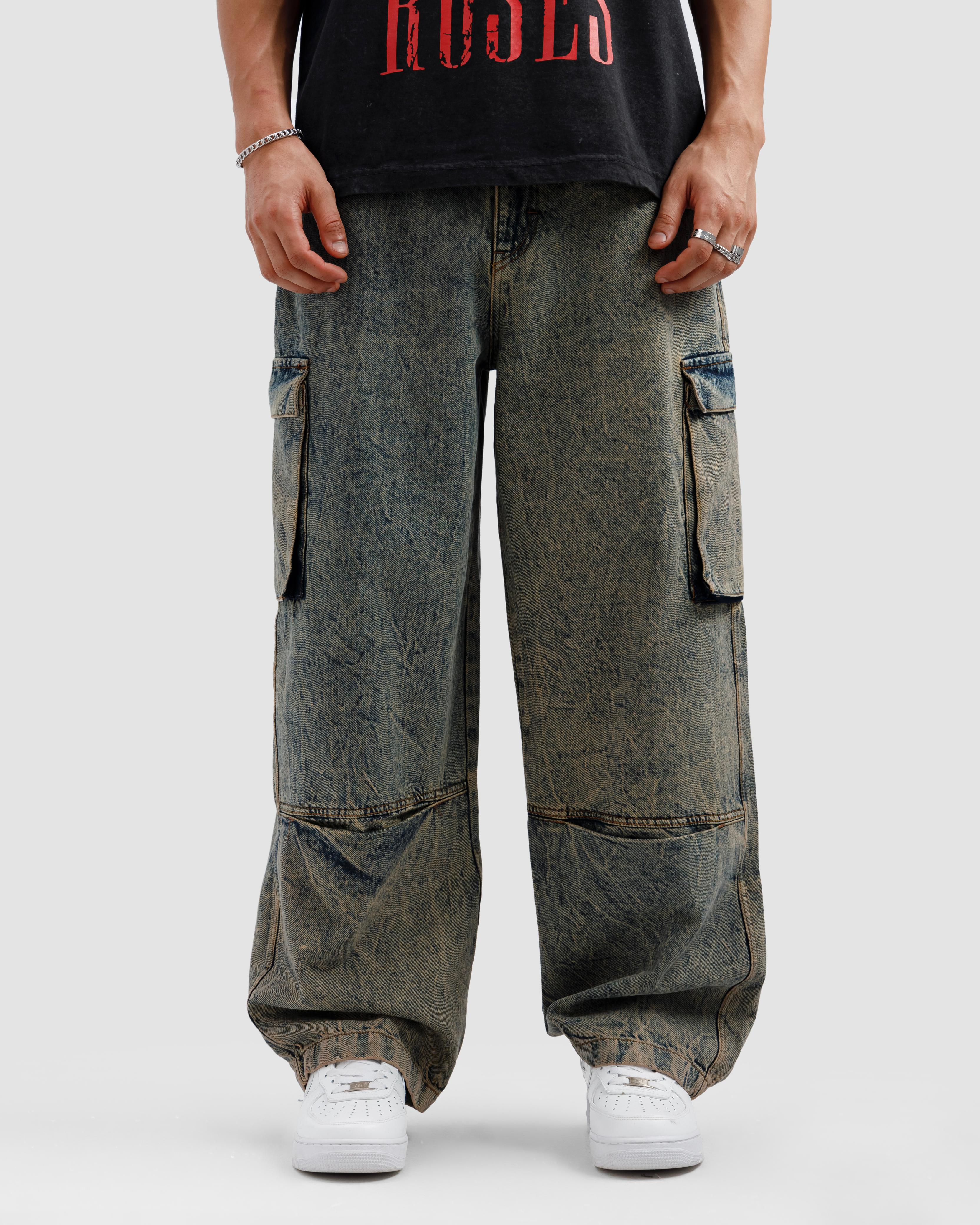 Detailed Cargo Jeans