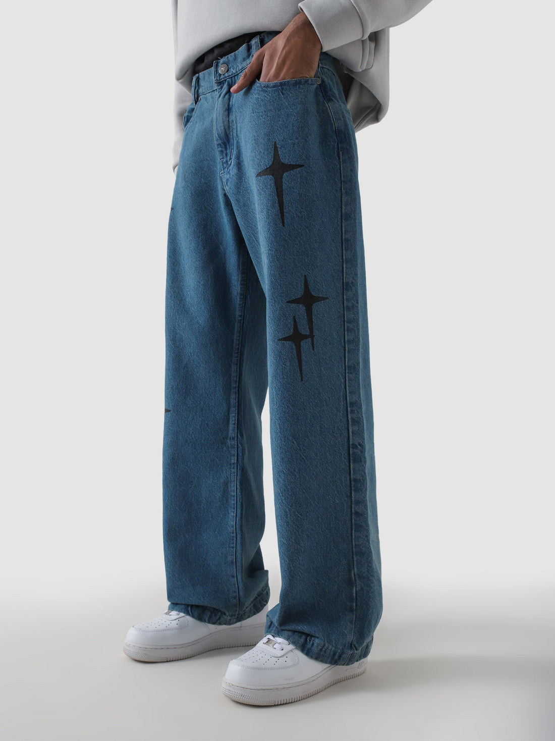 cross star denim blue - GROOVY