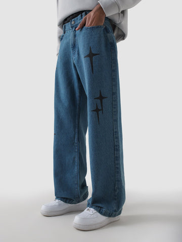 cross star denim blue - GROOVY