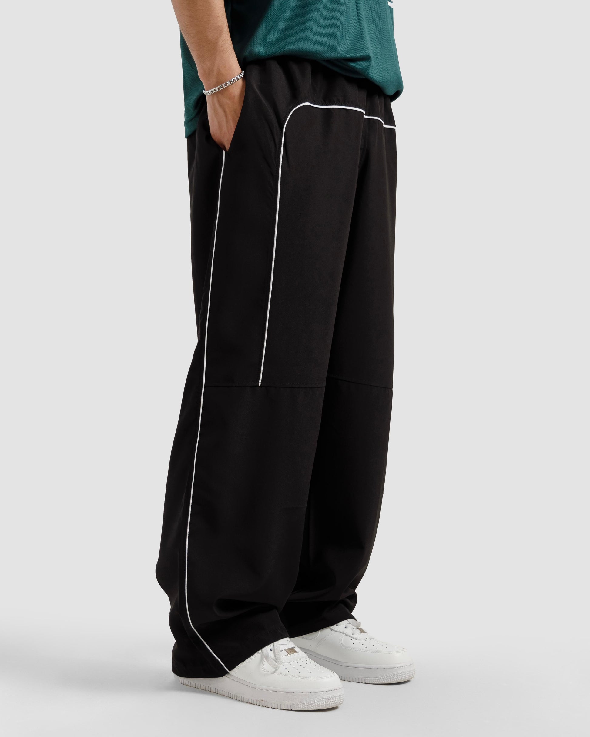 Tech Trousers With Piping Detail