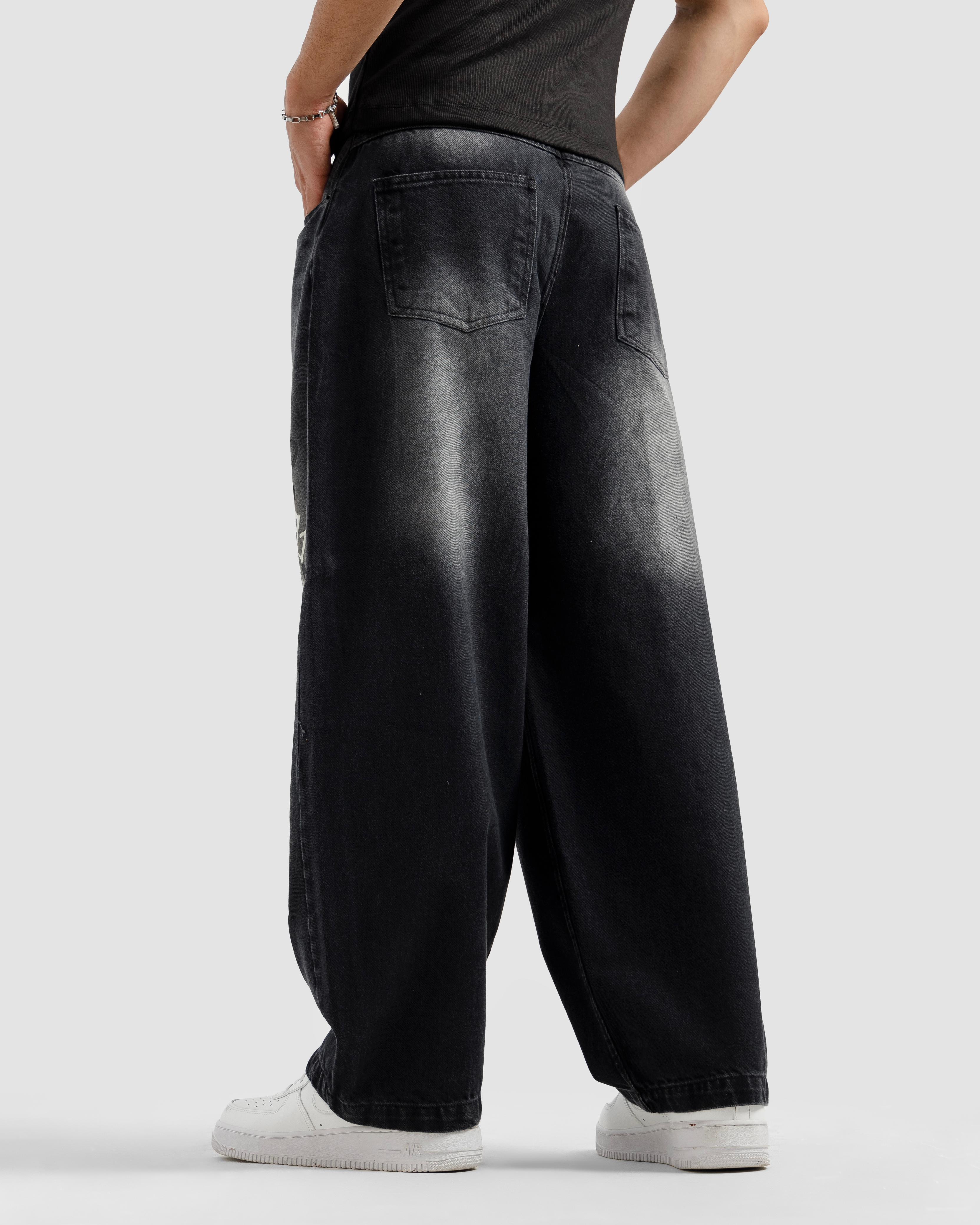 Graffiti Baggy Jeans