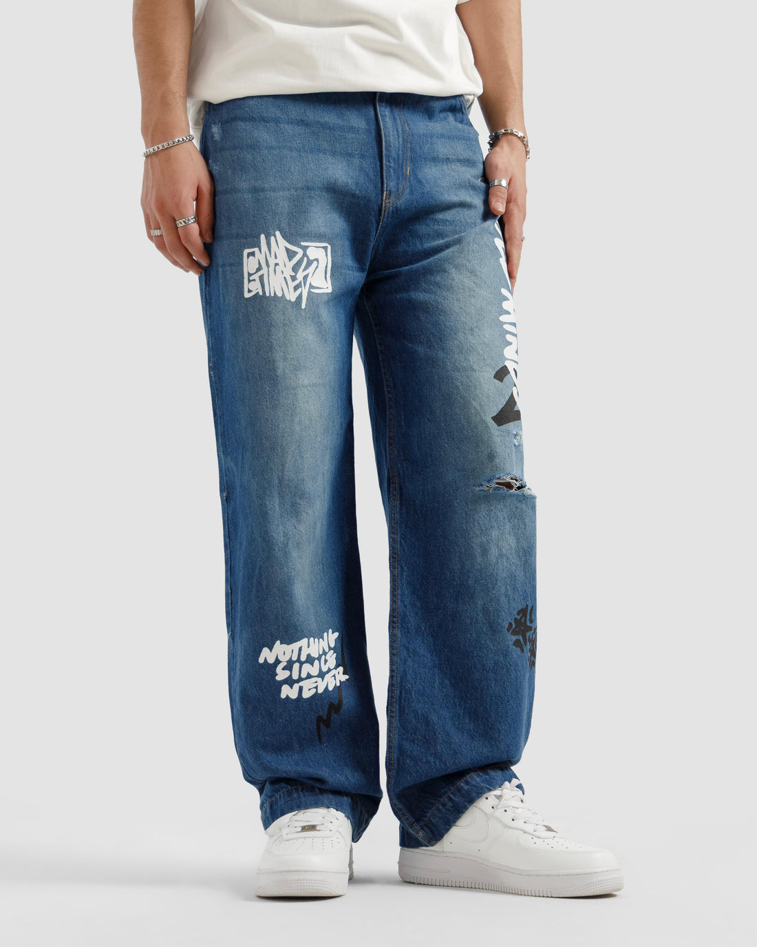 Rebel Straight Fit Jeans