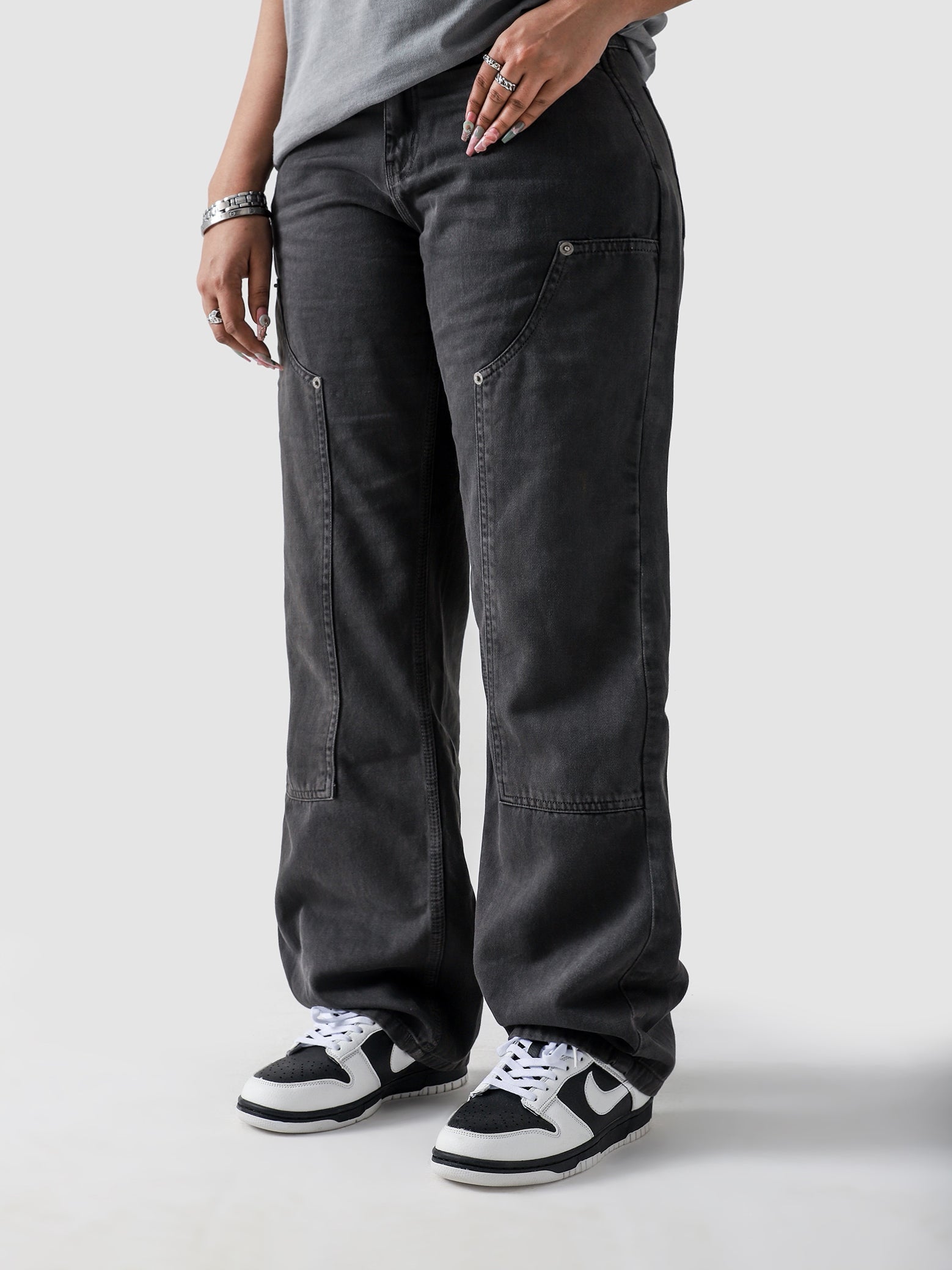 Carpenter Dark Grey Denim - GROOVY