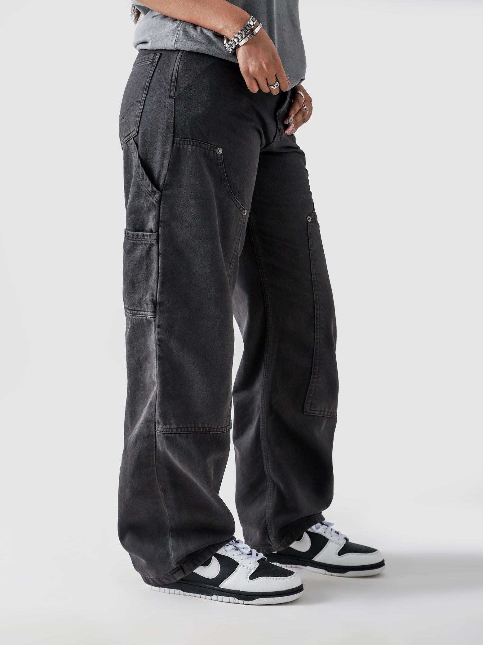 Carpenter Dark Grey Denim - GROOVY