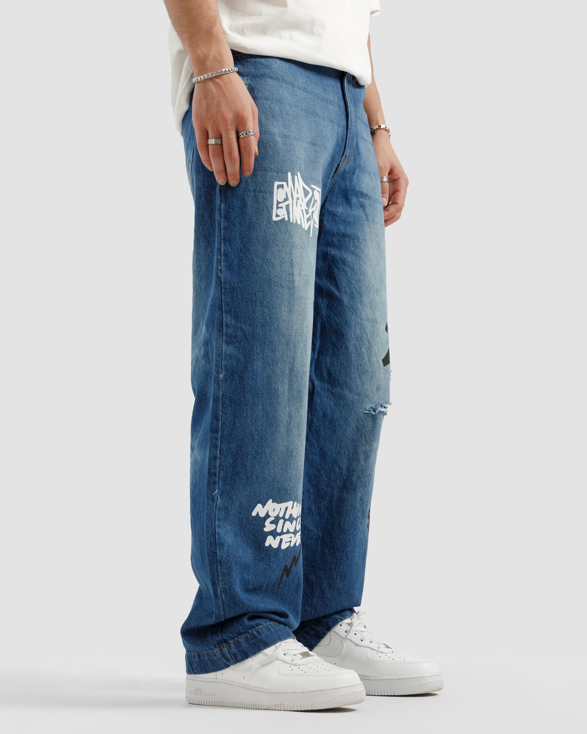 Rebel Straight Fit Jeans