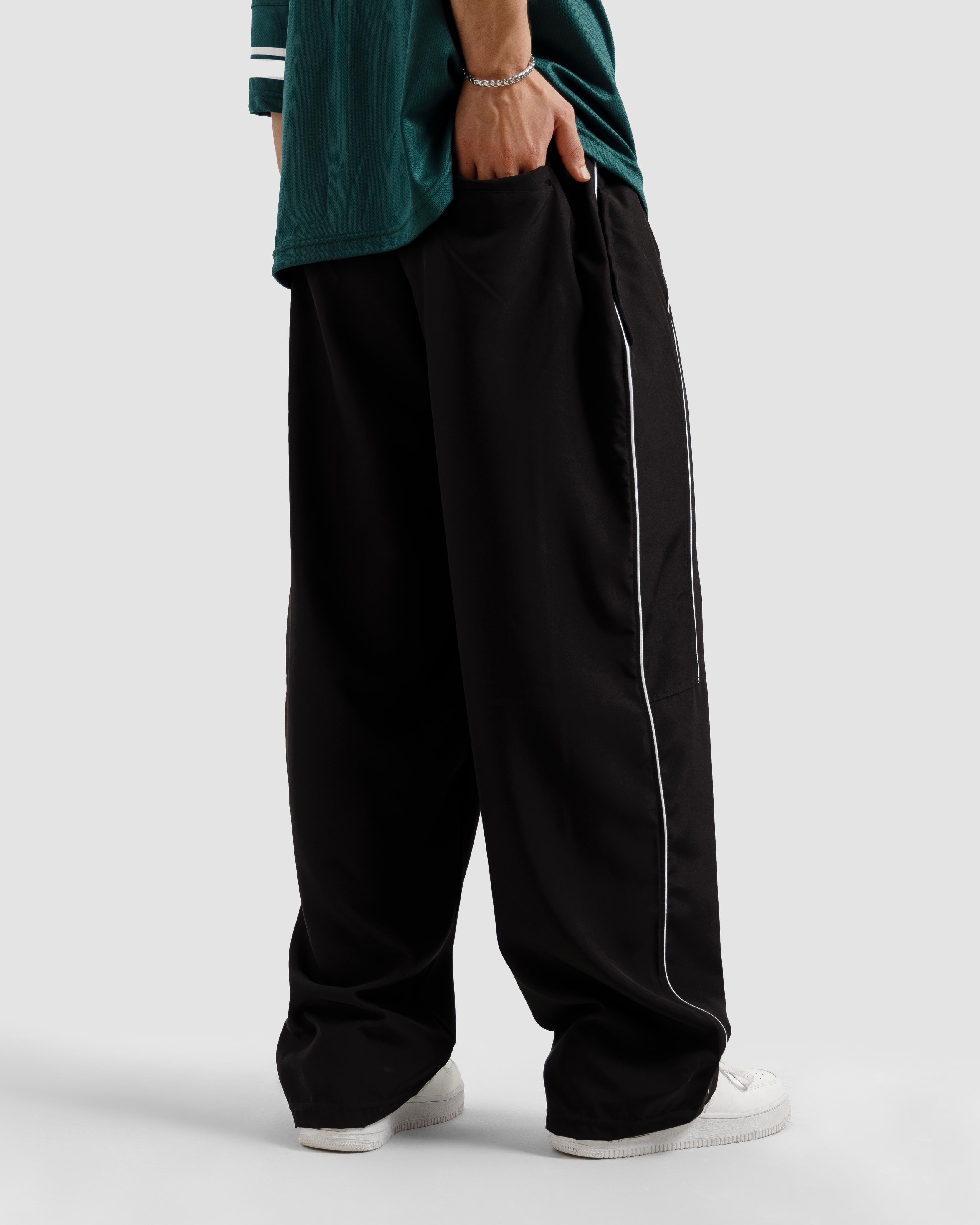 Tech Trousers With Piping Detail