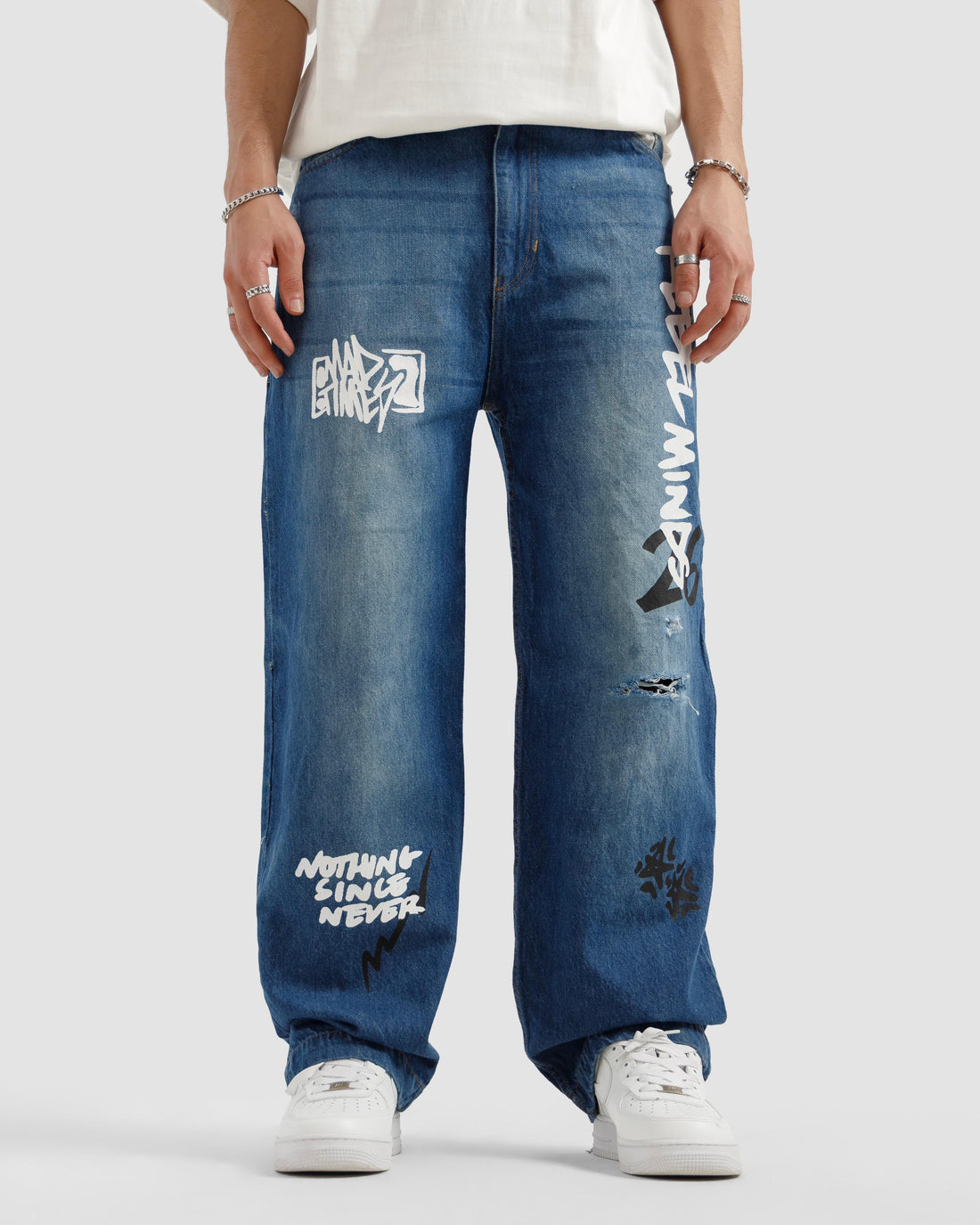 Rebel Straight Fit Jeans