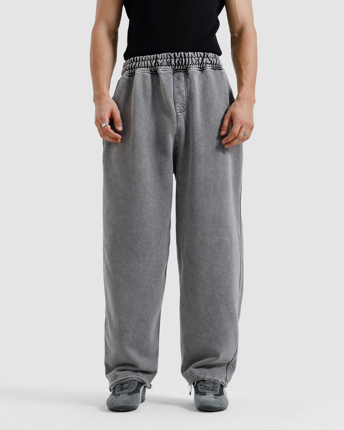 Washed Essential Trousers