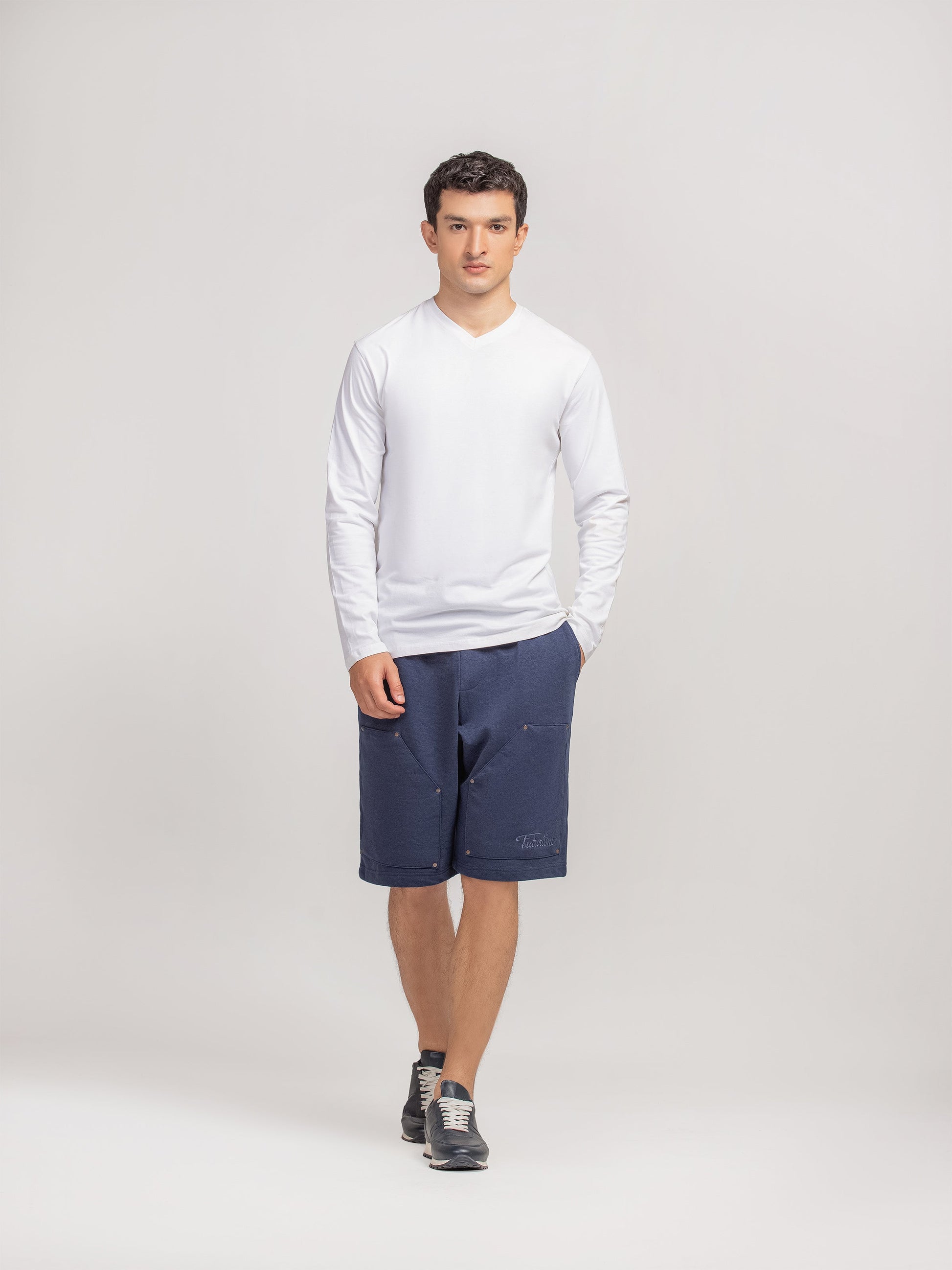Relaxed Fit French Terry Shorts - FMBSK5-002